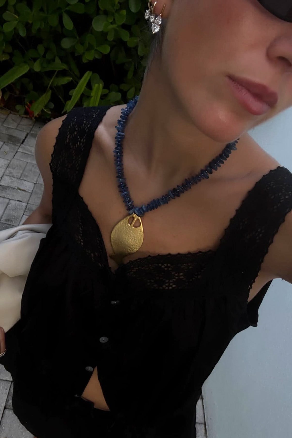 Cotton Chemise in Noir