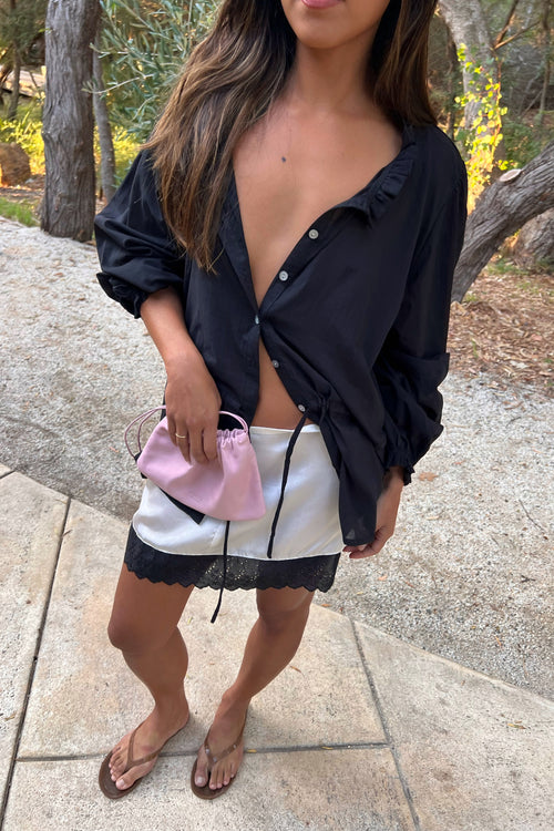 Bella blouse in Noir