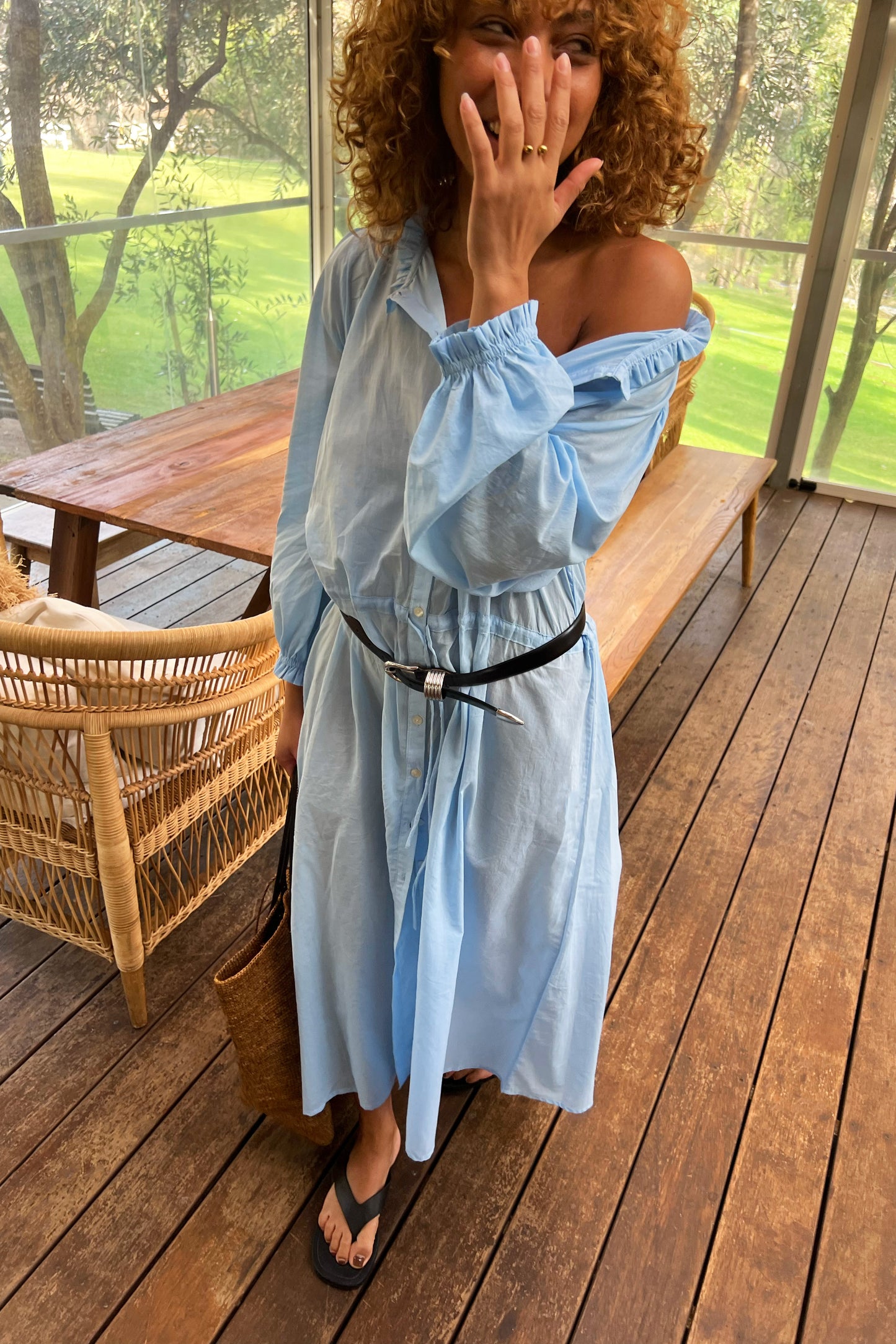 Bella Gown in Baby Blue