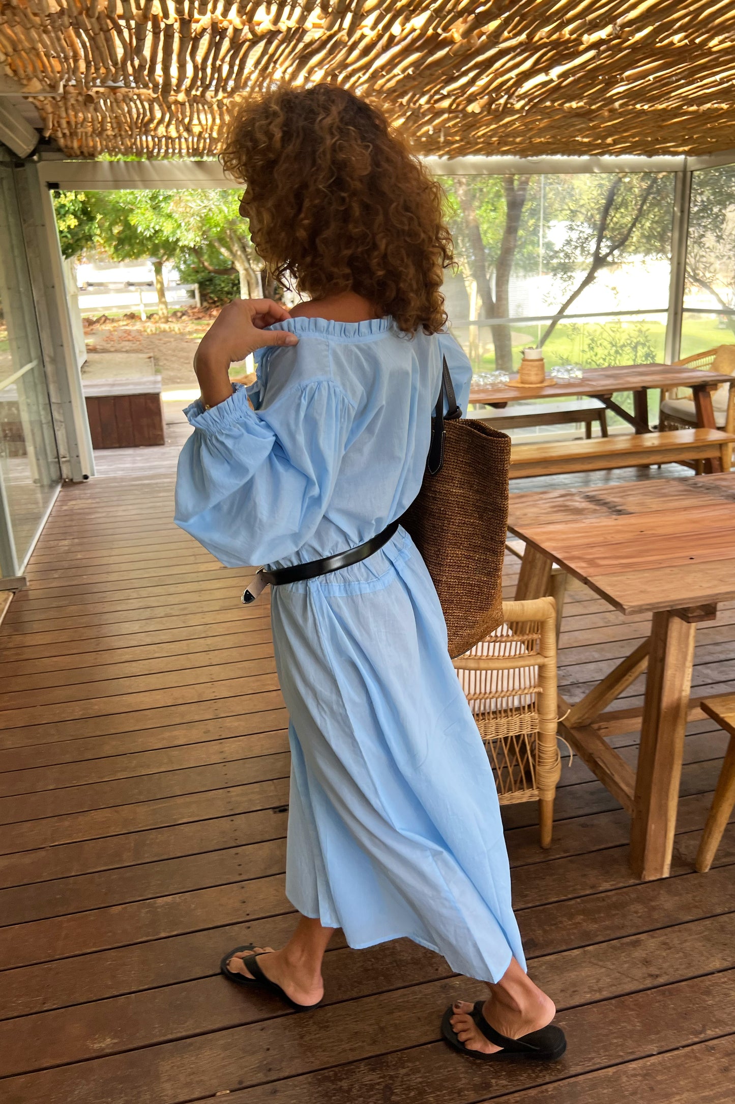 Bella Gown in Baby Blue