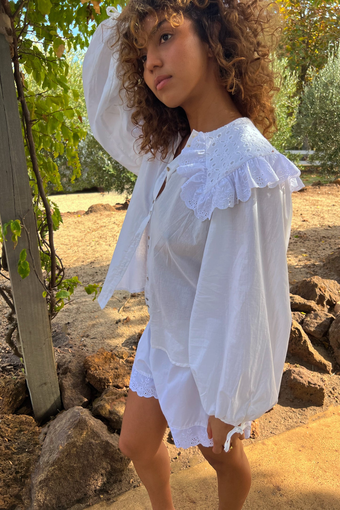 Harrie Blouse in Ivory