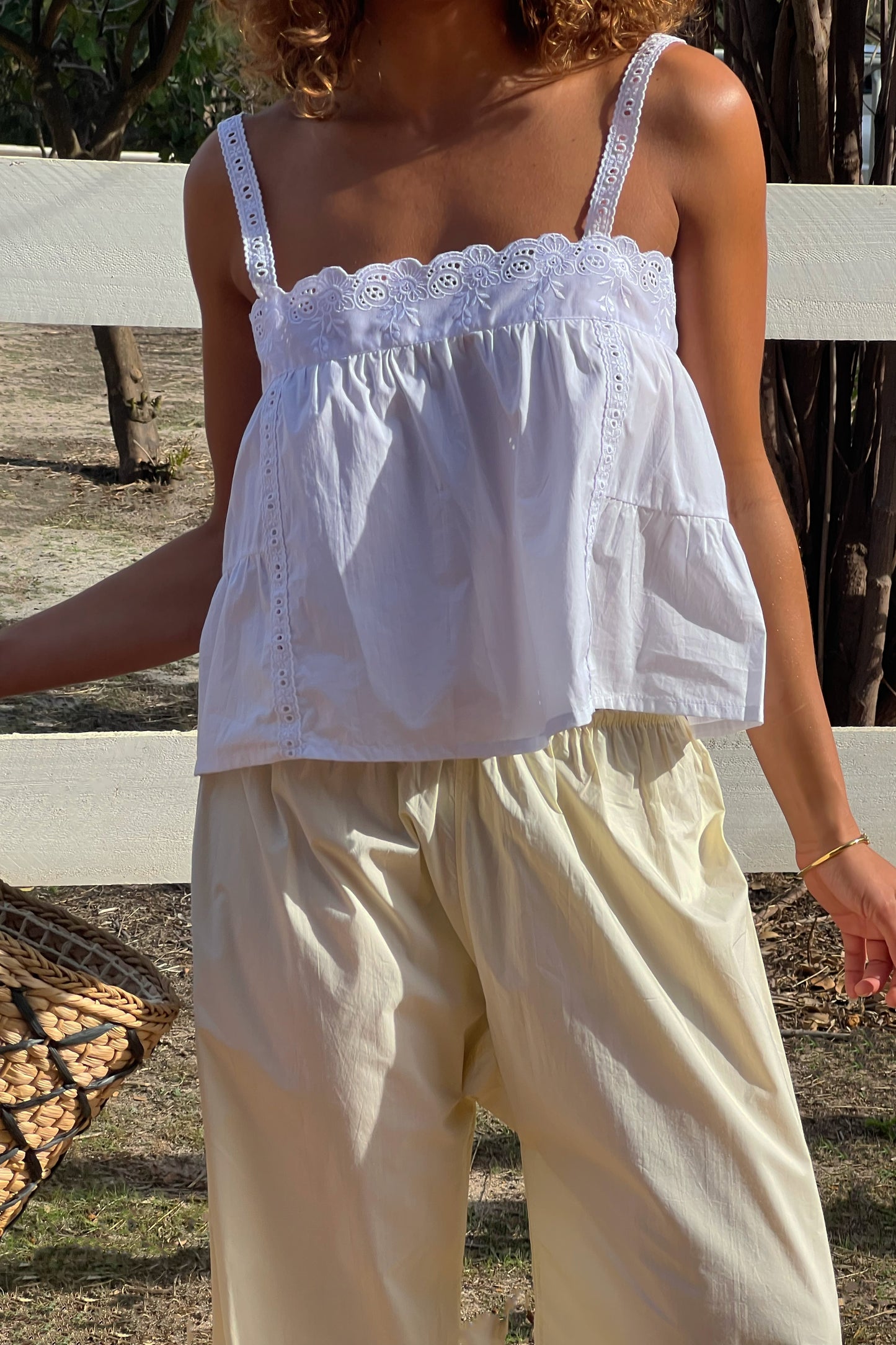 Immy Top in Ivory