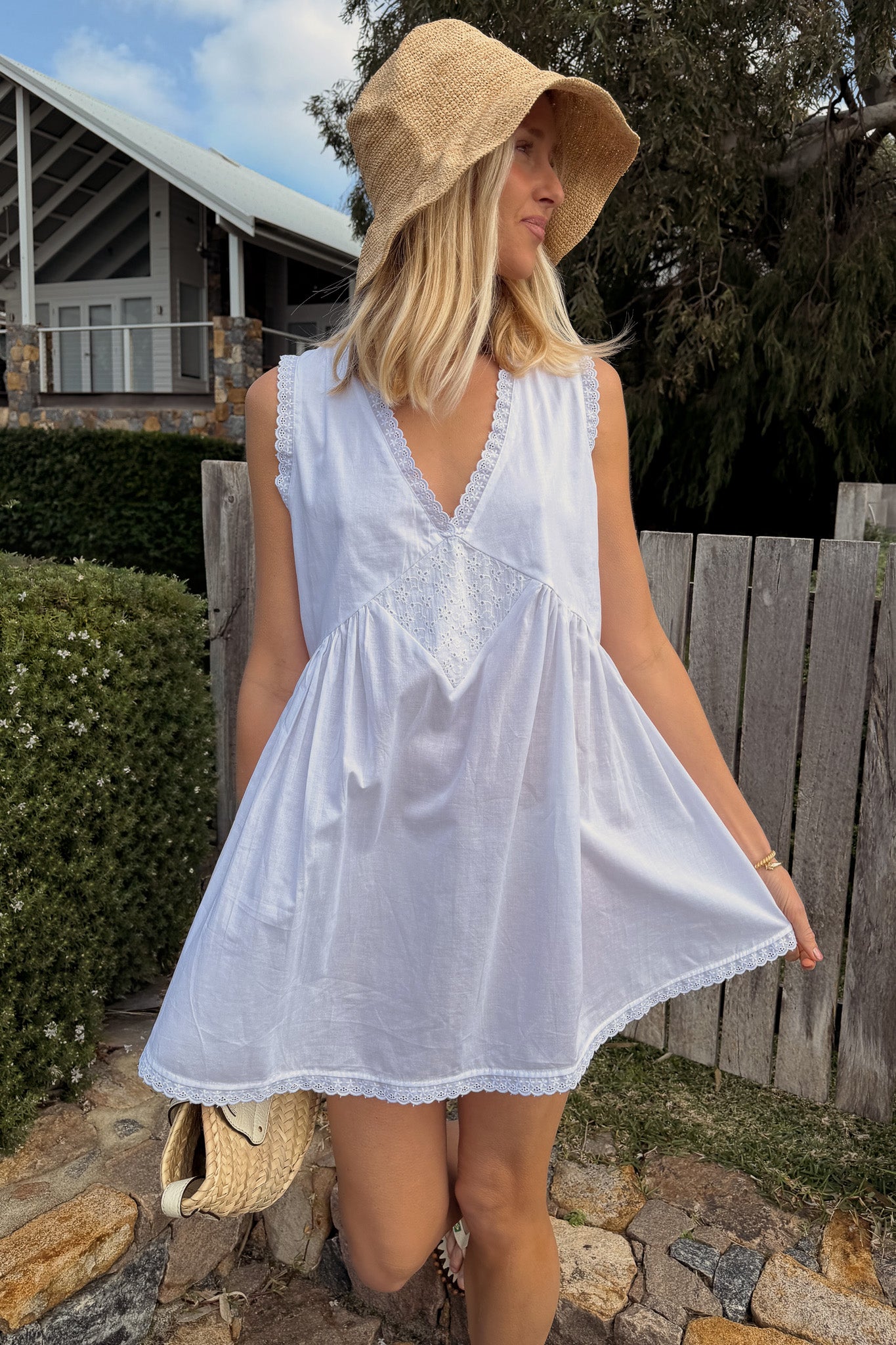 LANEWAY THE LABEL Vintage Mini in Ivory