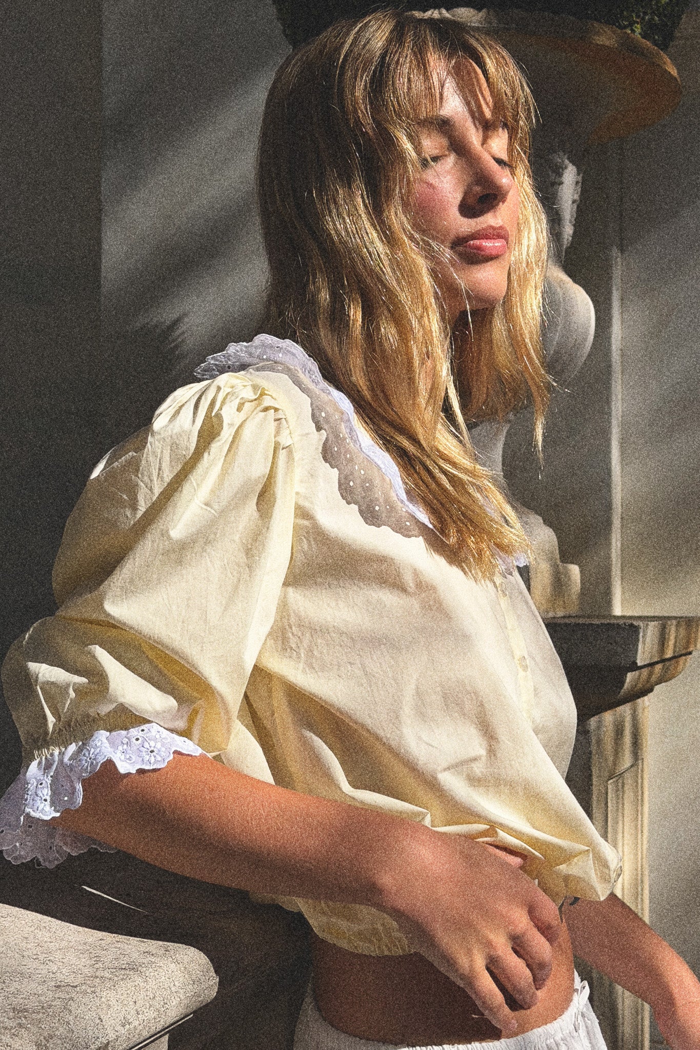 Antique Blouse in Butter