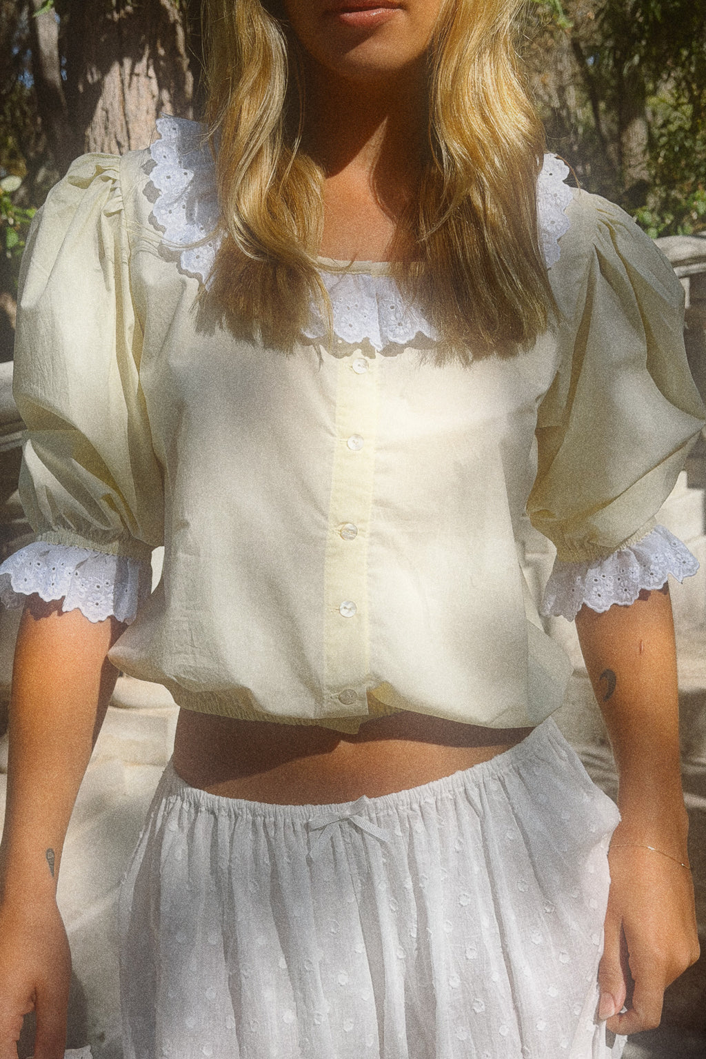 Antique Blouse in Butter
