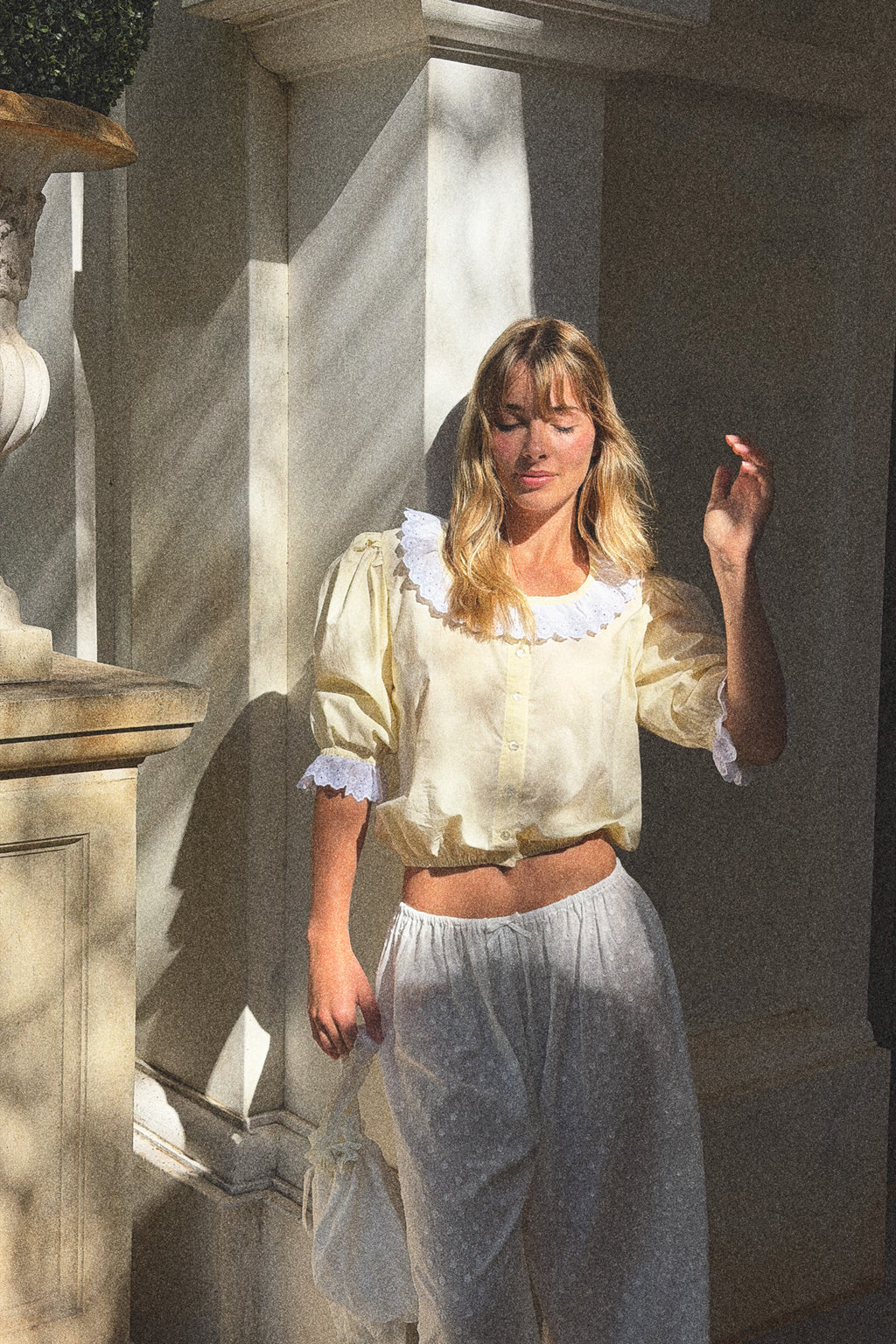 Antique Blouse in Butter