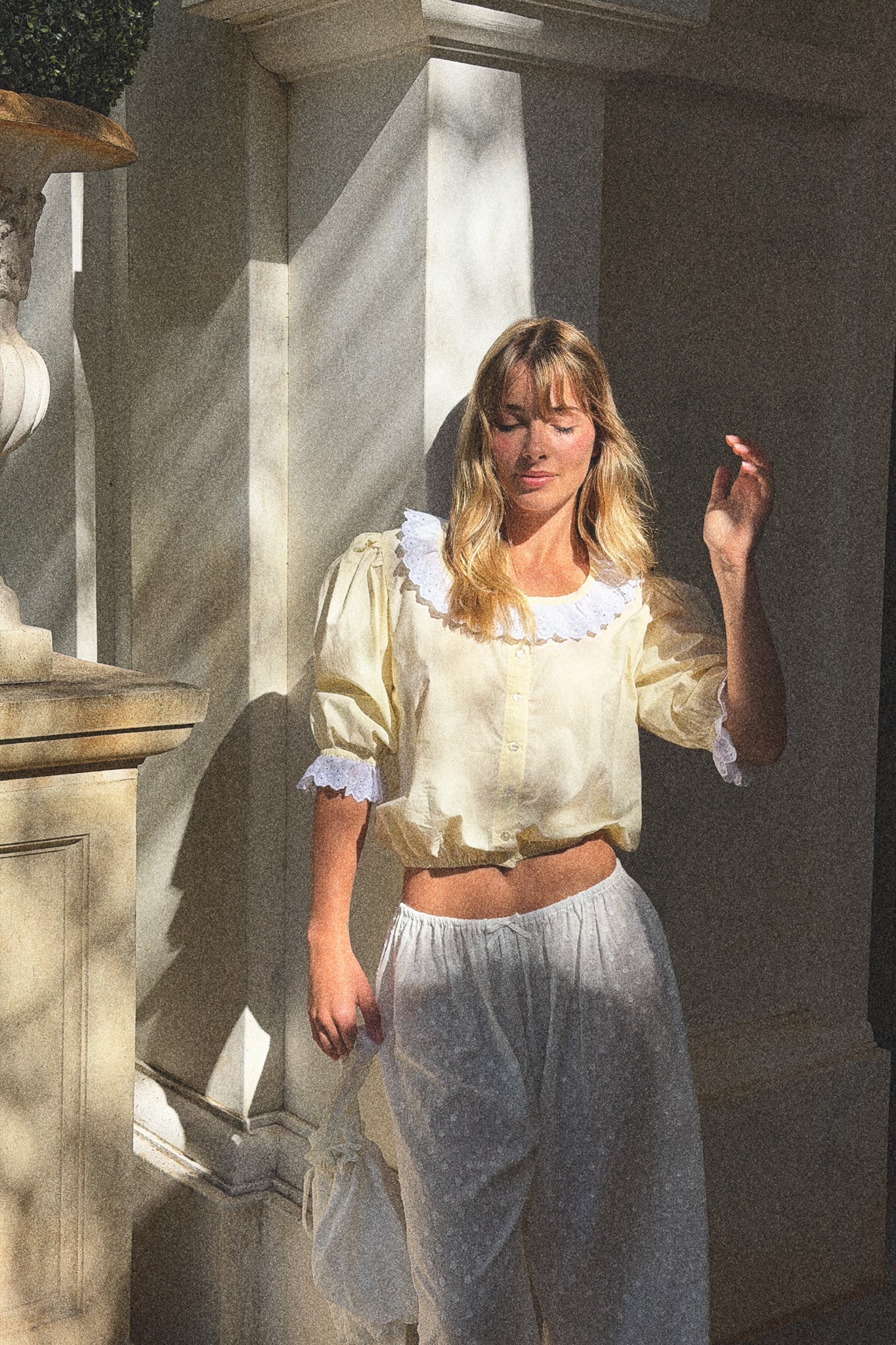 Antique Blouse in Butter