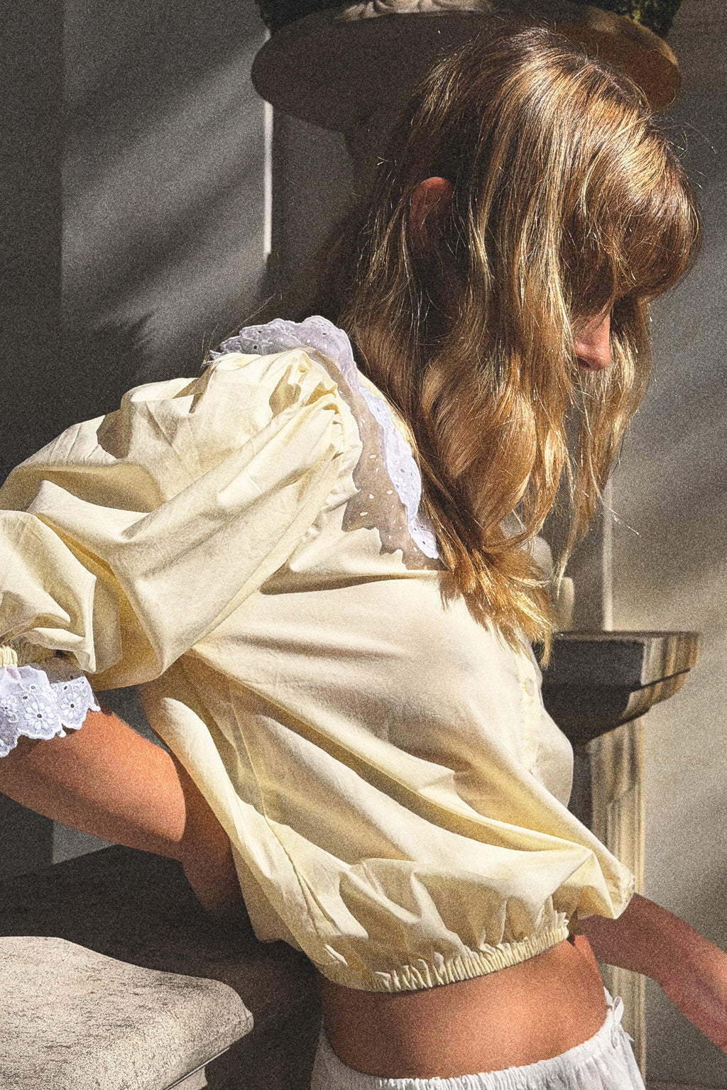 Antique Blouse in Butter