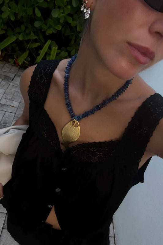 Cotton Chemise in Noir