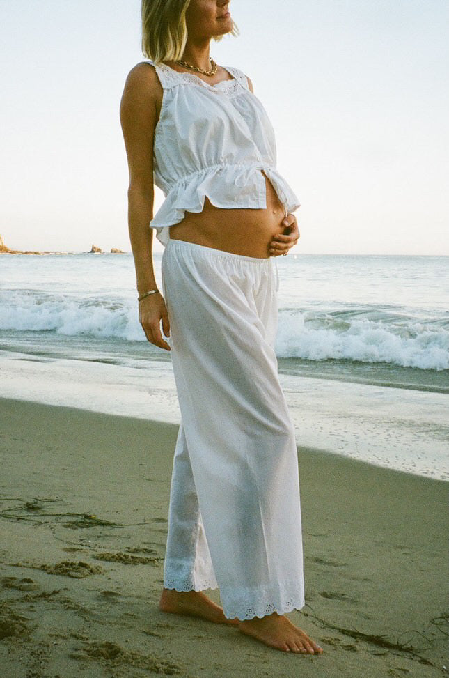Antique Summer Pant in Ivory