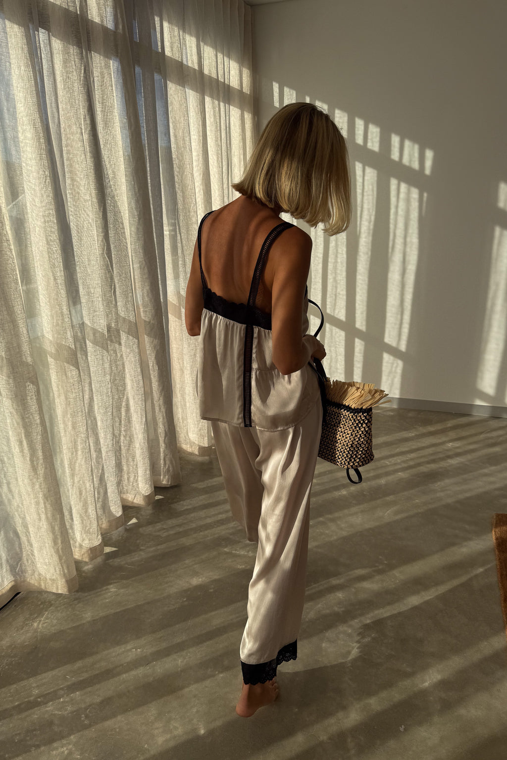 Silk Immy Top in Champagne