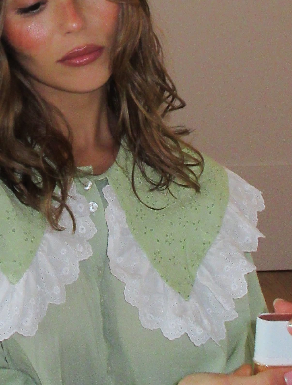 Harrie Mini Dress in Seafoam