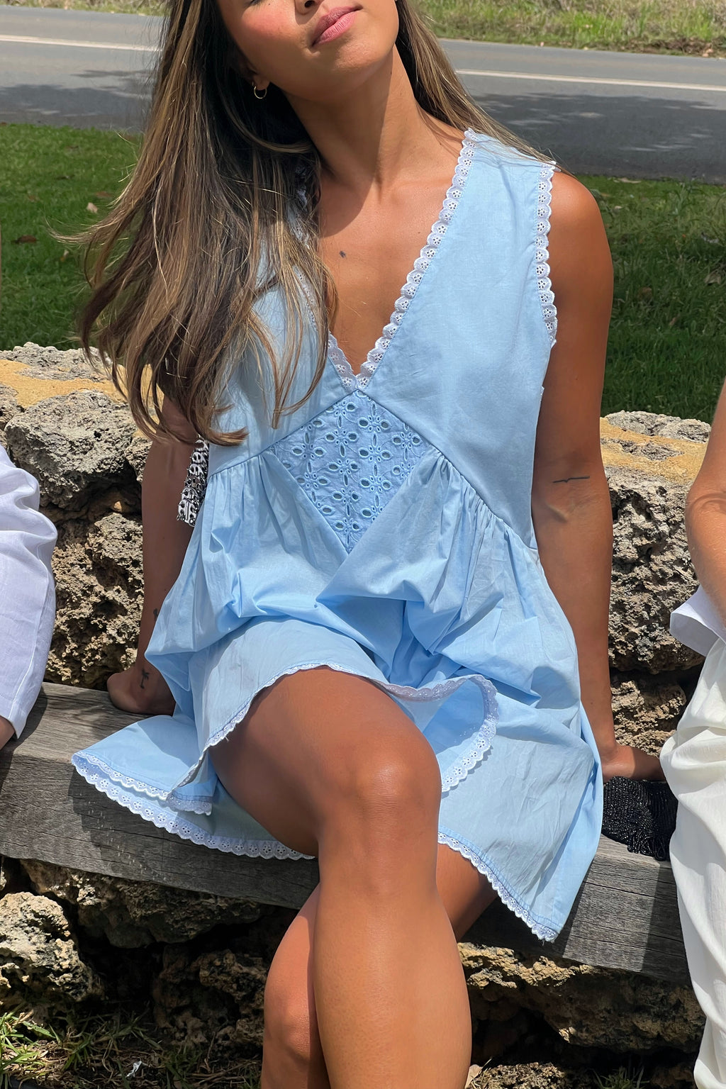 Vintage Cotton Mini in Baby Blue
