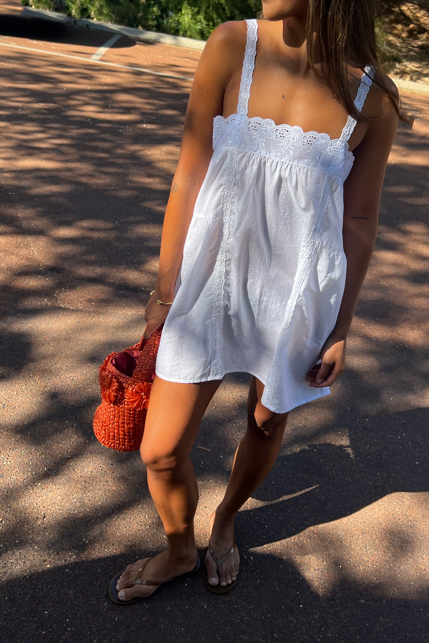 Immy Mini Dress in Ivory