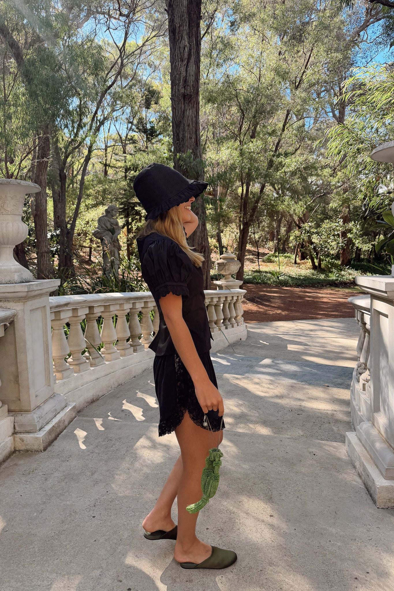 Ophelia Blouse in Noir