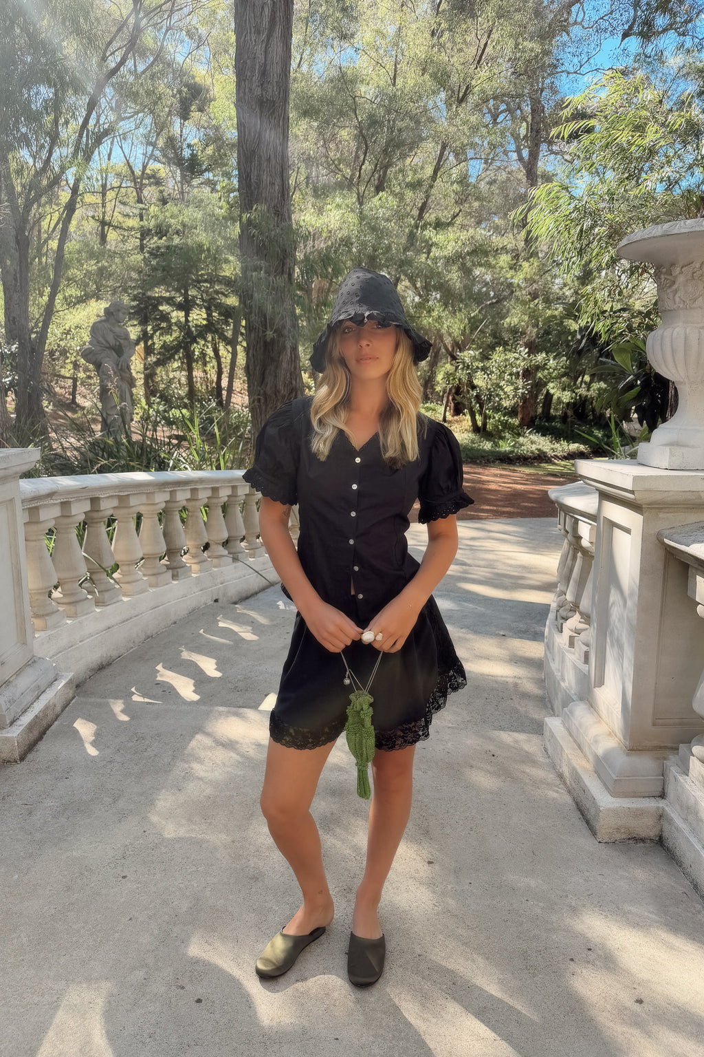 Ophelia Blouse in Noir