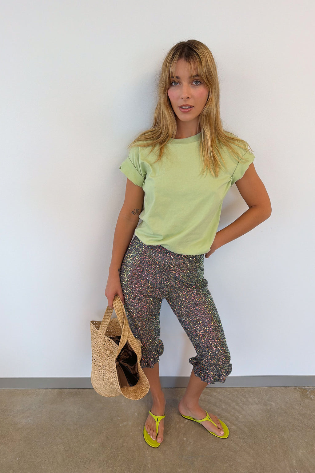 Bea Tee in Seafoam