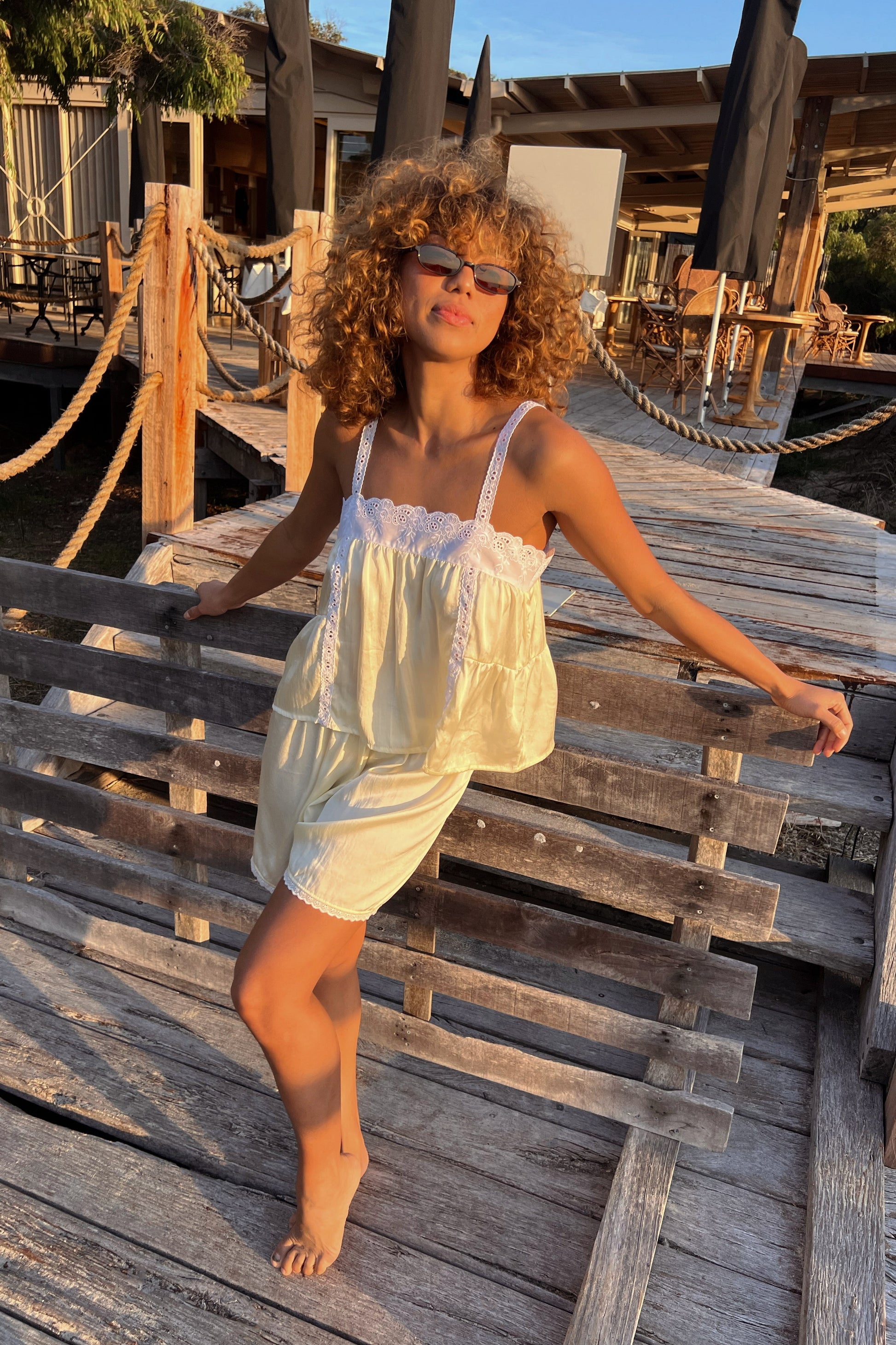 Immy Top in Butter Silk