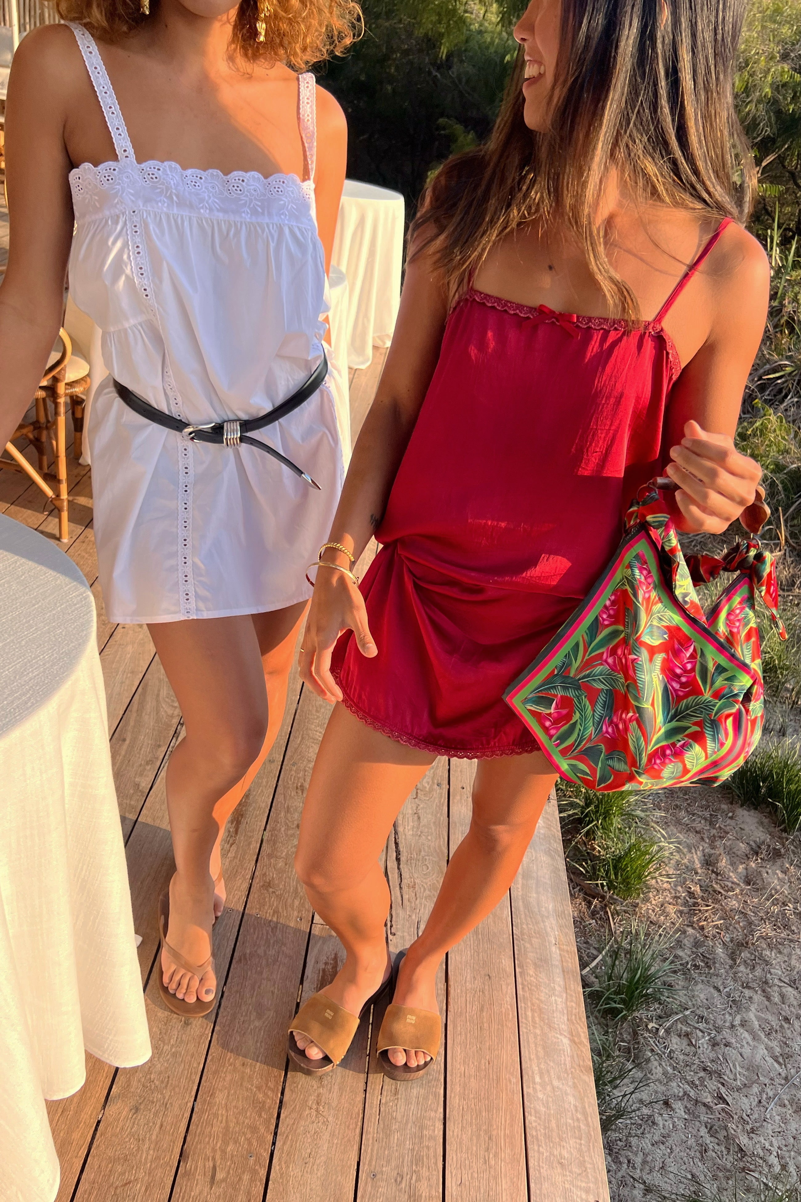 Delphine Mini Dress in Cherry