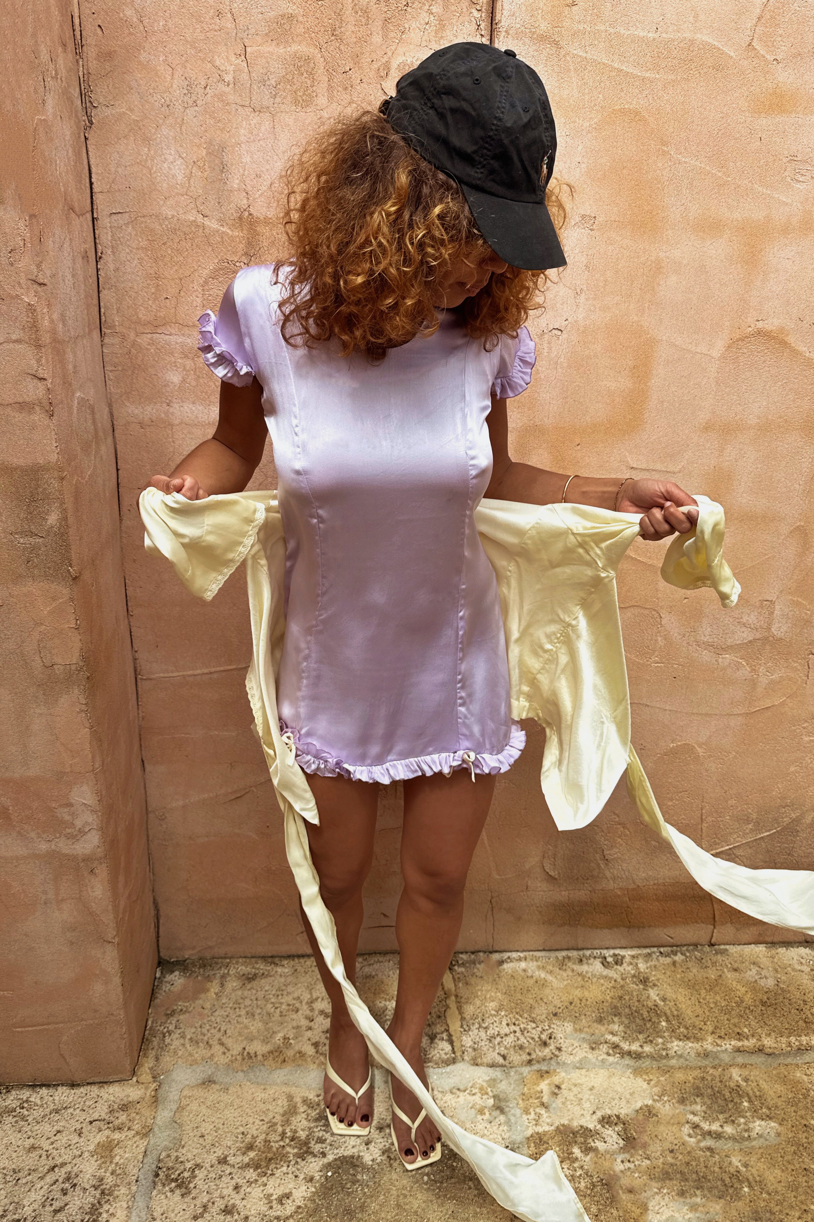 Lola Mini Dress in Lilac