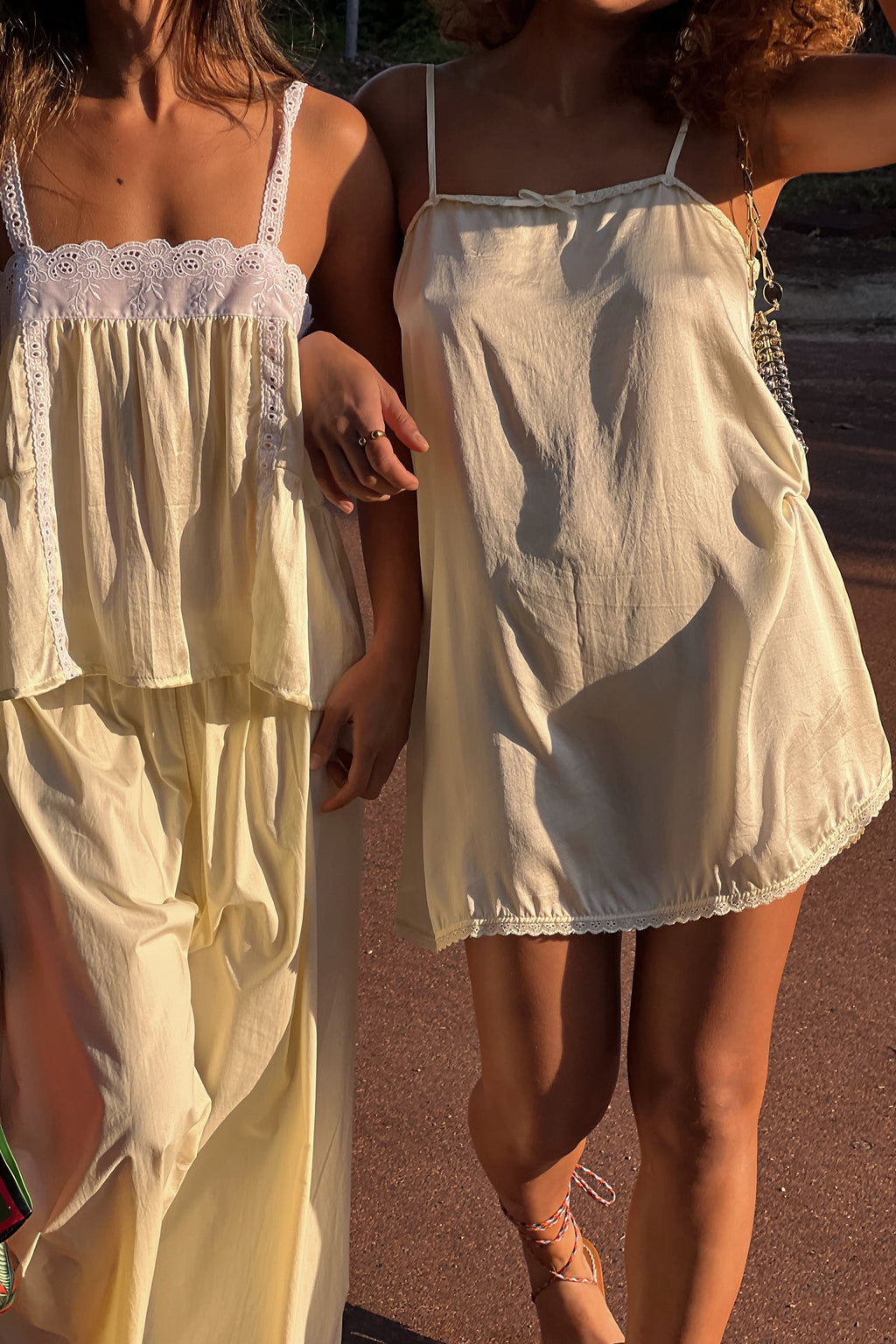 Delphine Mini Dress in Butter