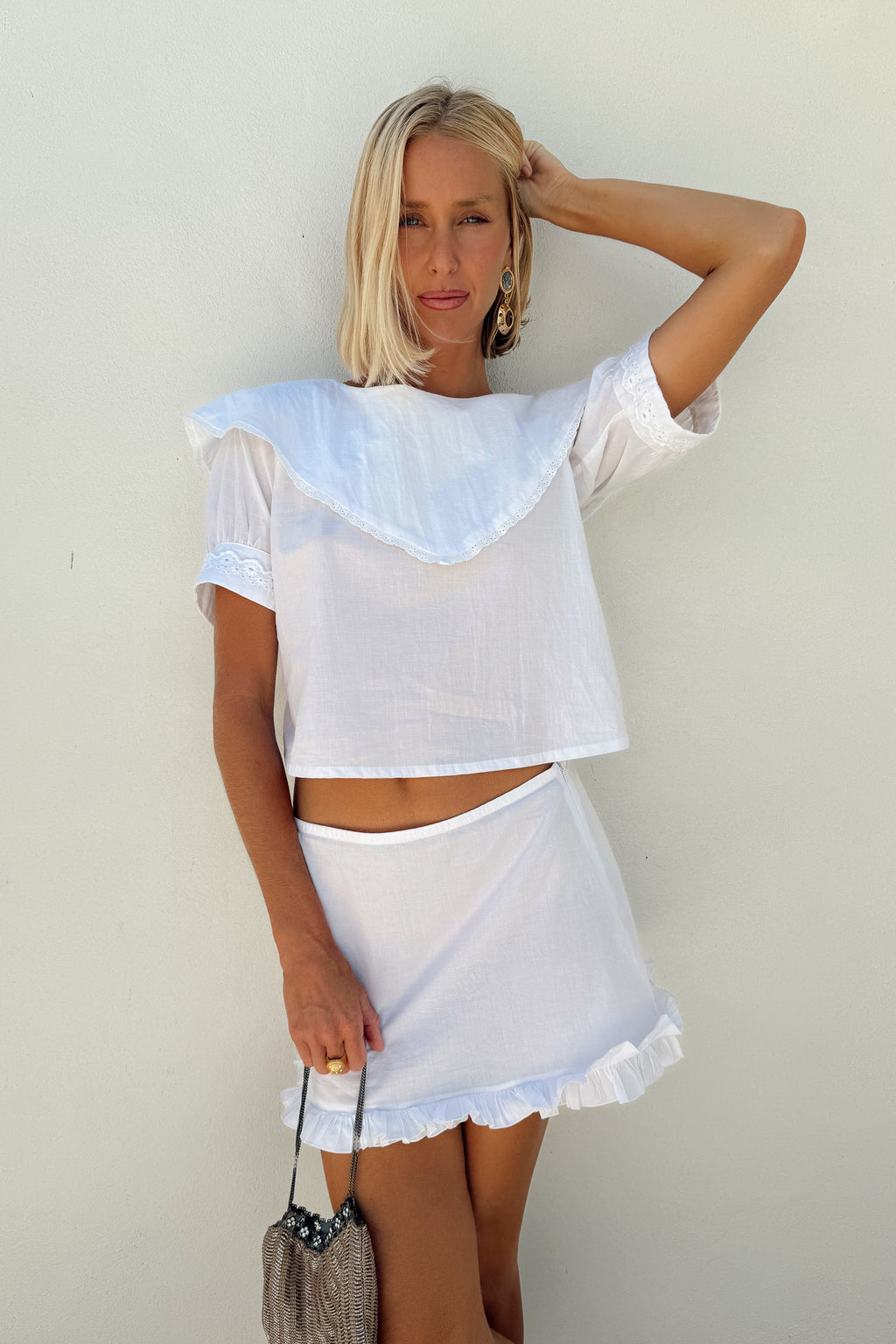 Sailor Blouse in Ivory