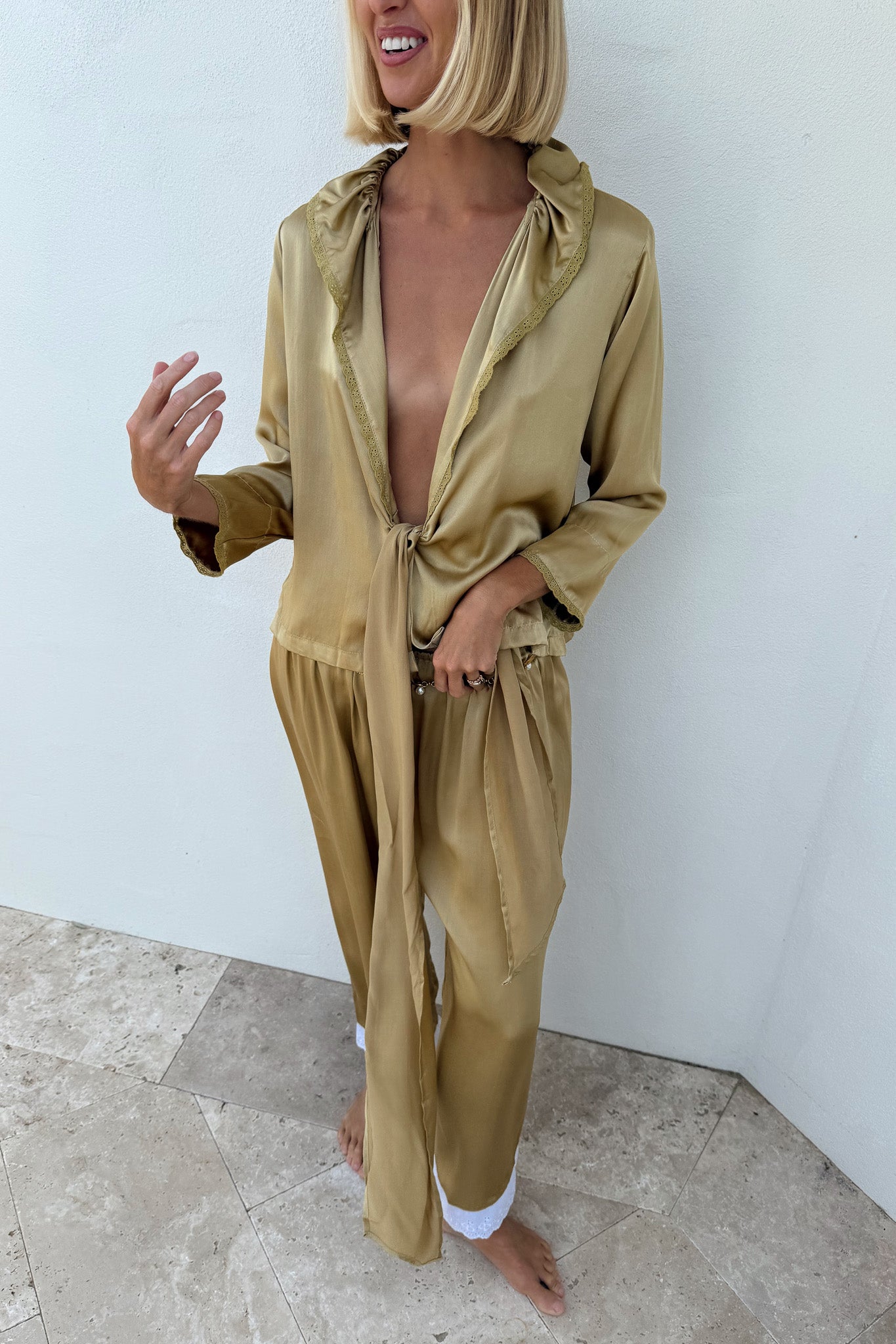 Dakota Blouse in Palm