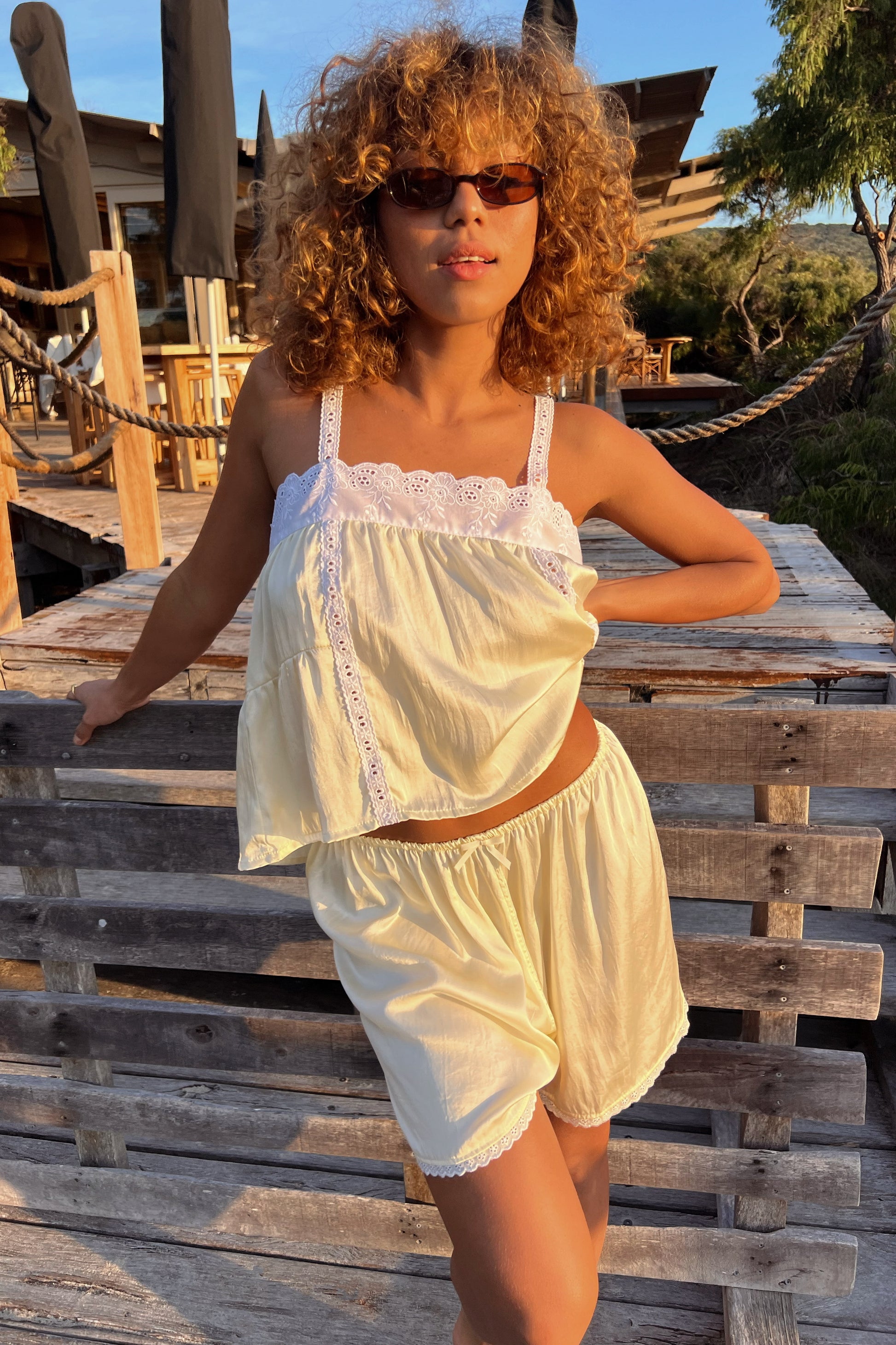 Immy Top in Butter Silk
