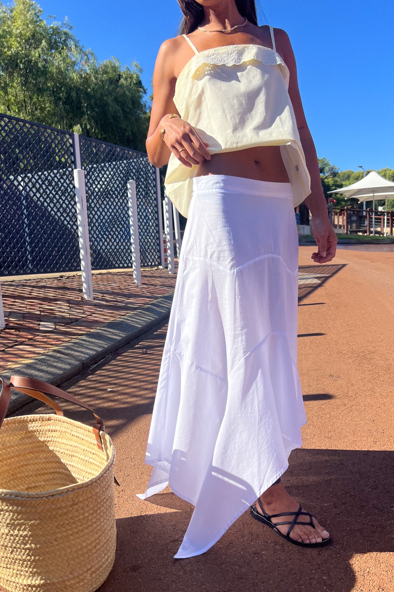 Romy Skirt in Ivory