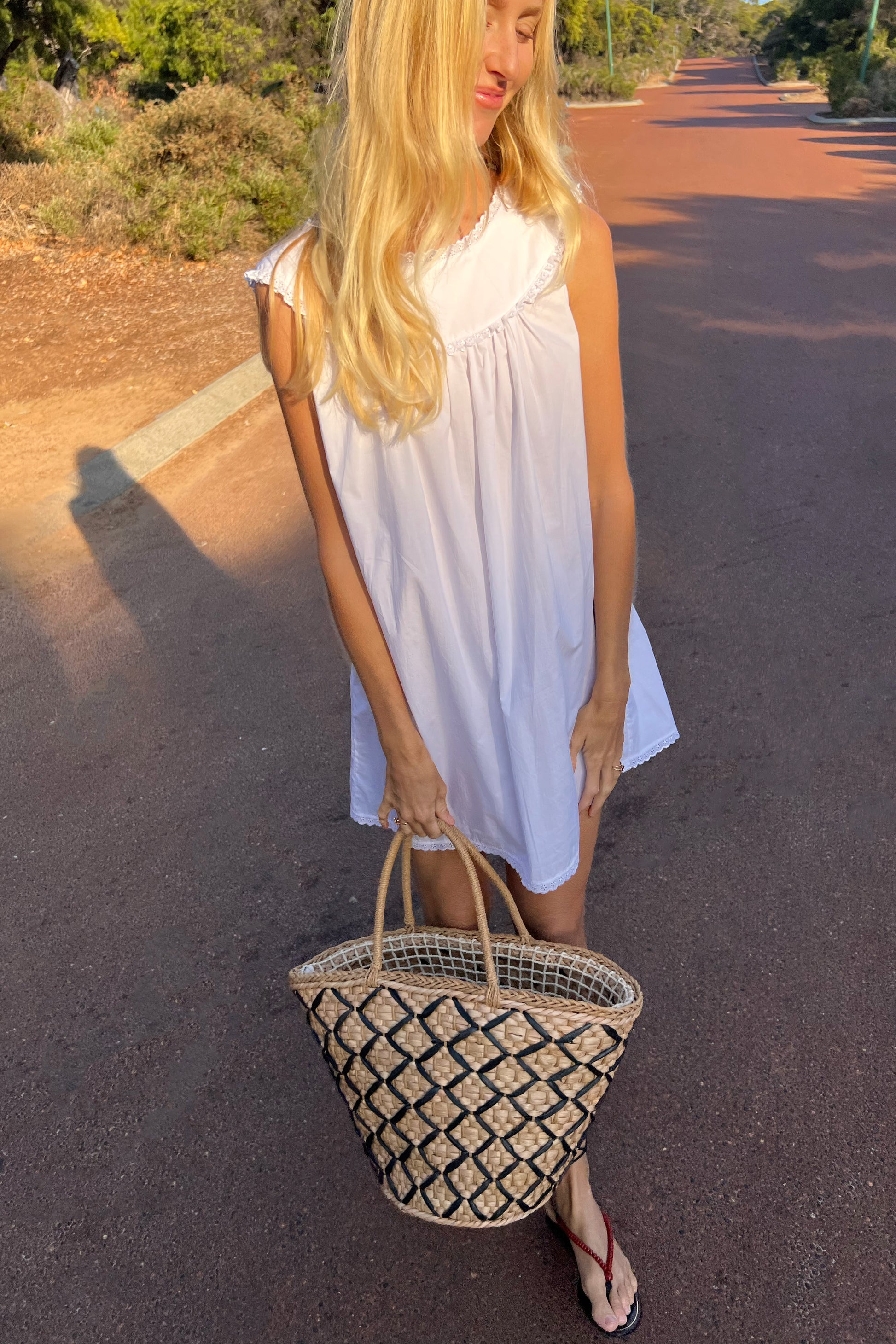 Antique Mini Dress in Ivory
