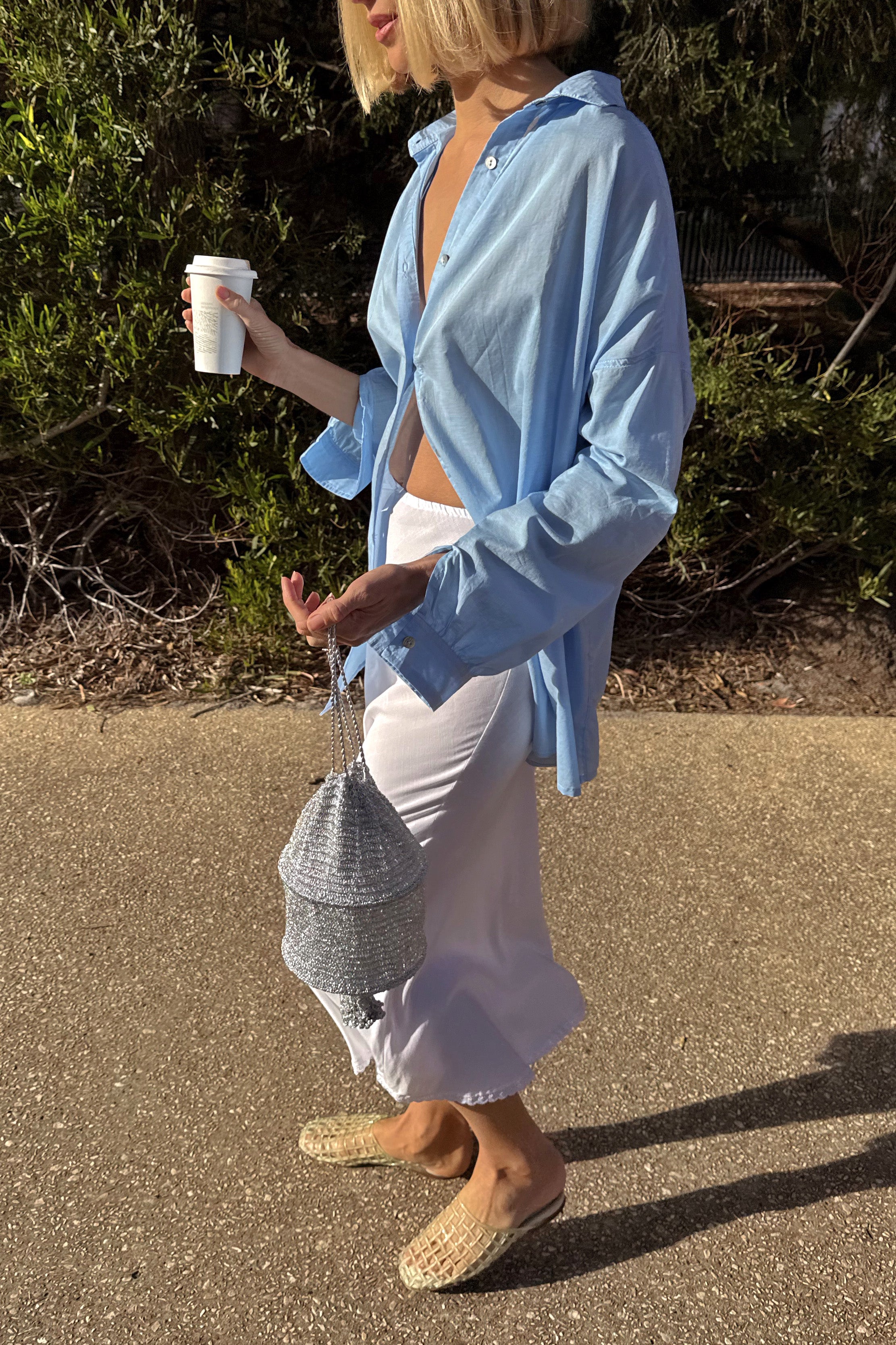 Forever Shirt in Baby Blue