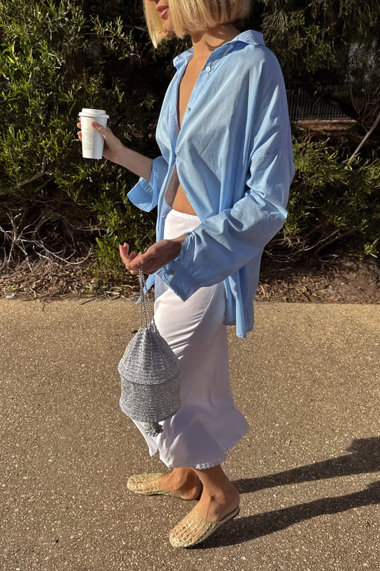 Forever Shirt in Baby Blue