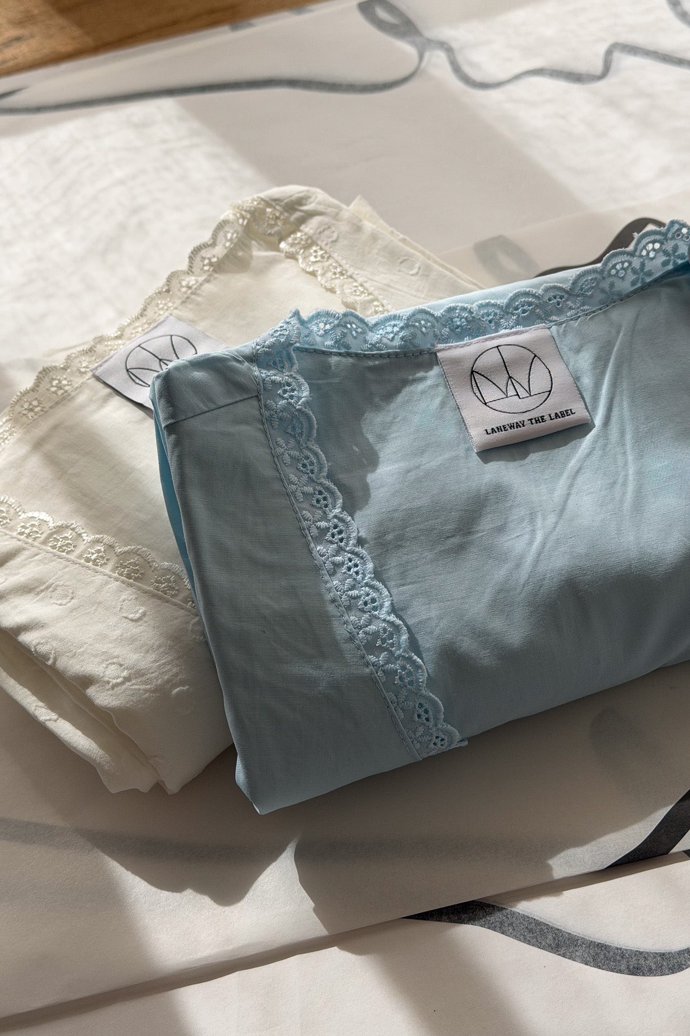 Vintage Cotton Mini in Baby Blue