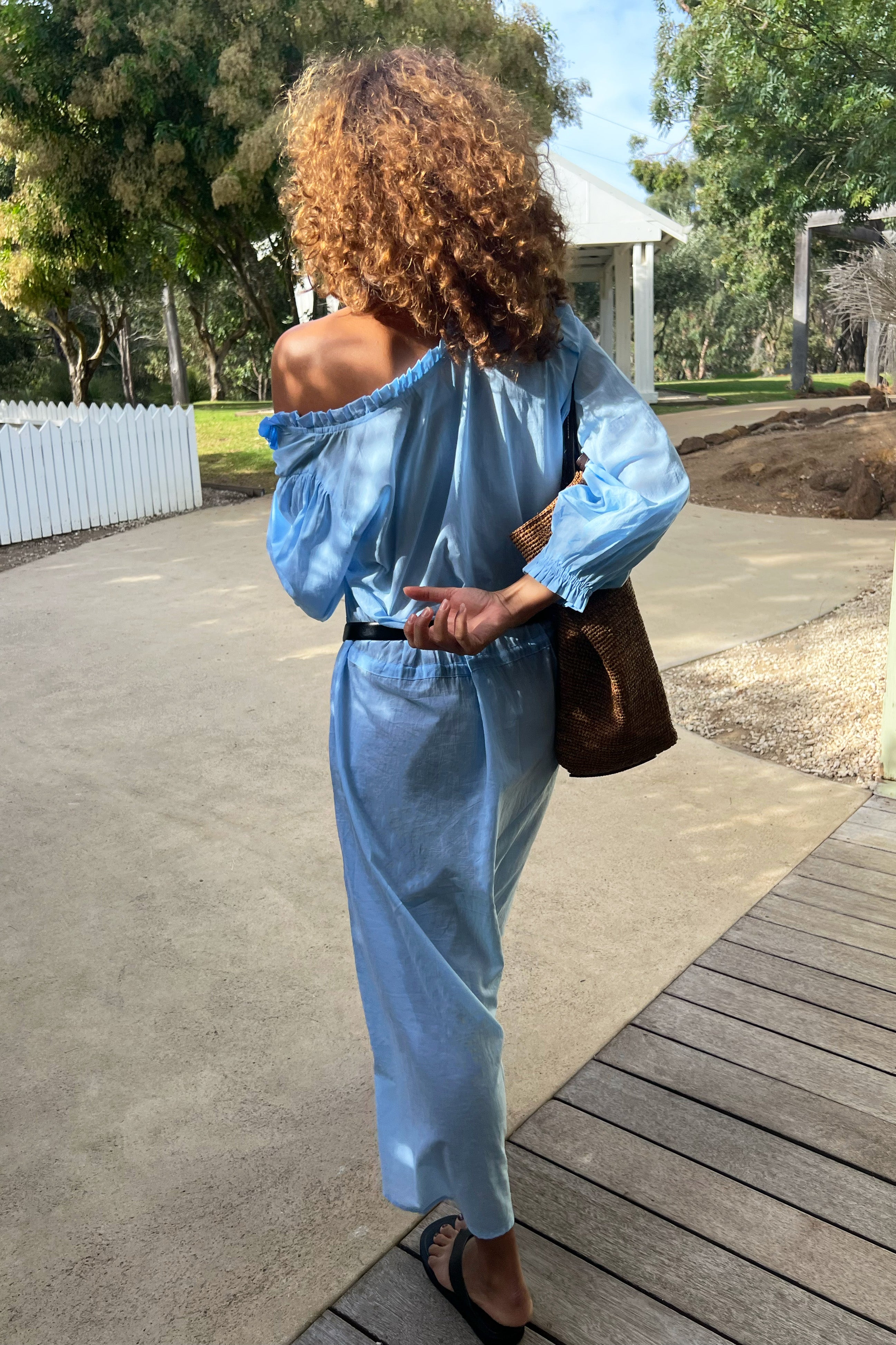 Bella Gown in Baby Blue