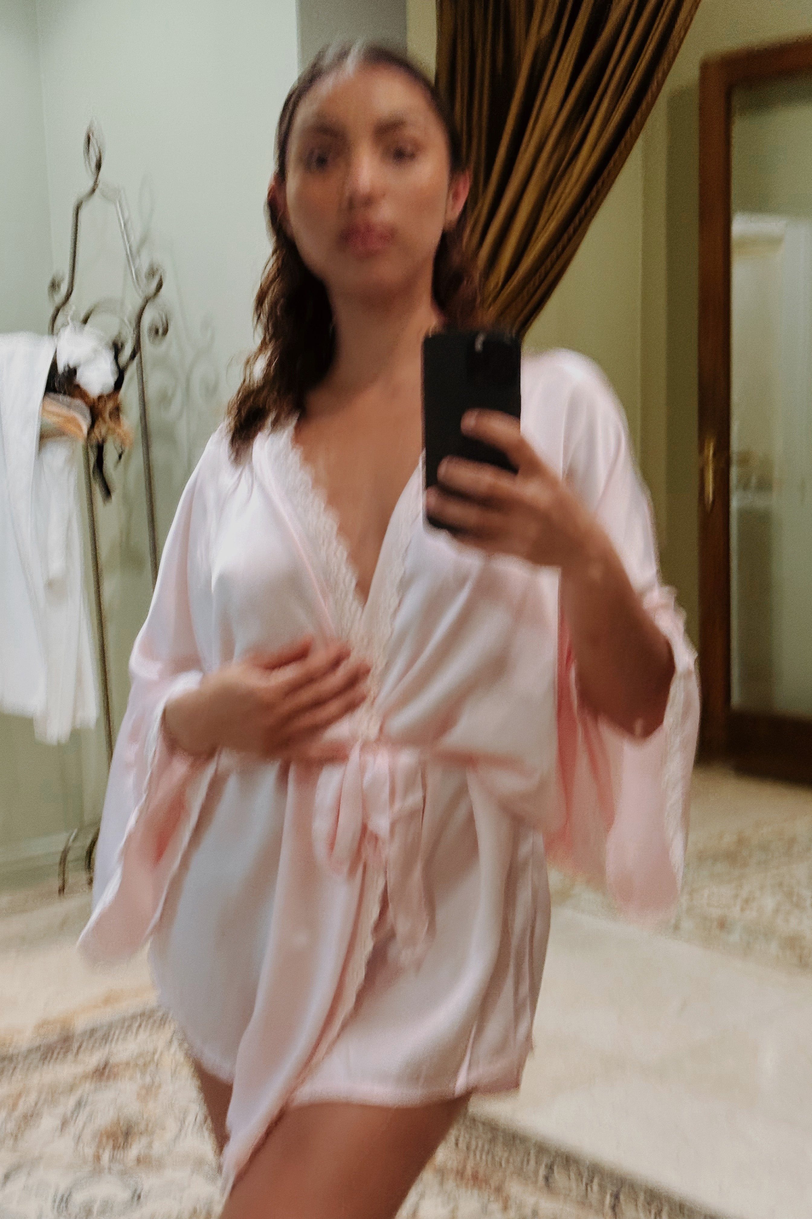 Magnolia Robe in Blush