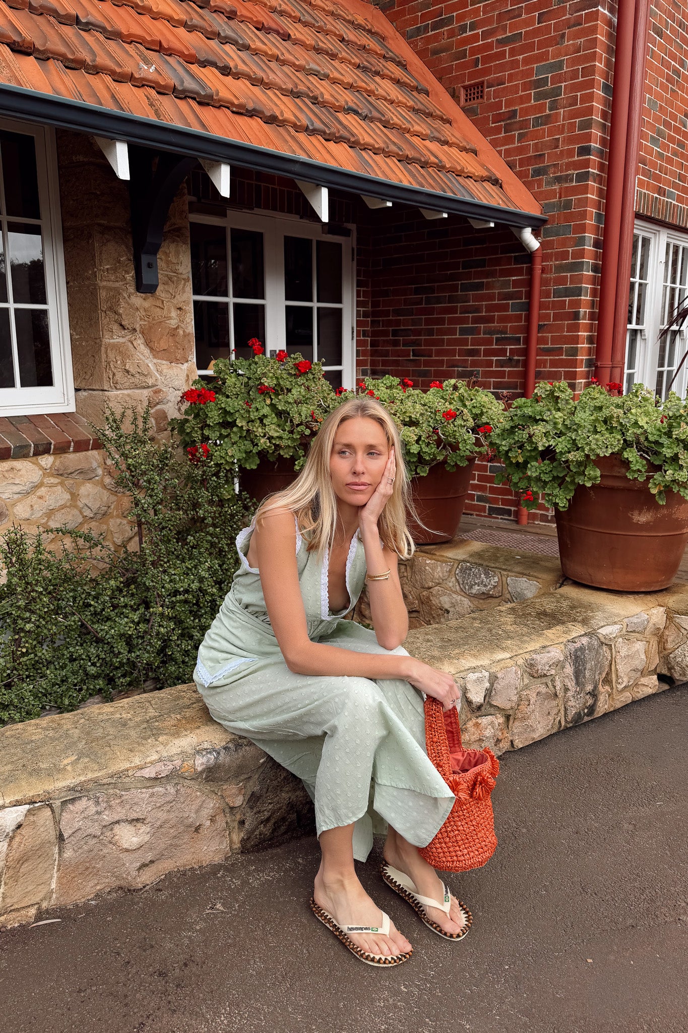 Cora Gown in Seafoam