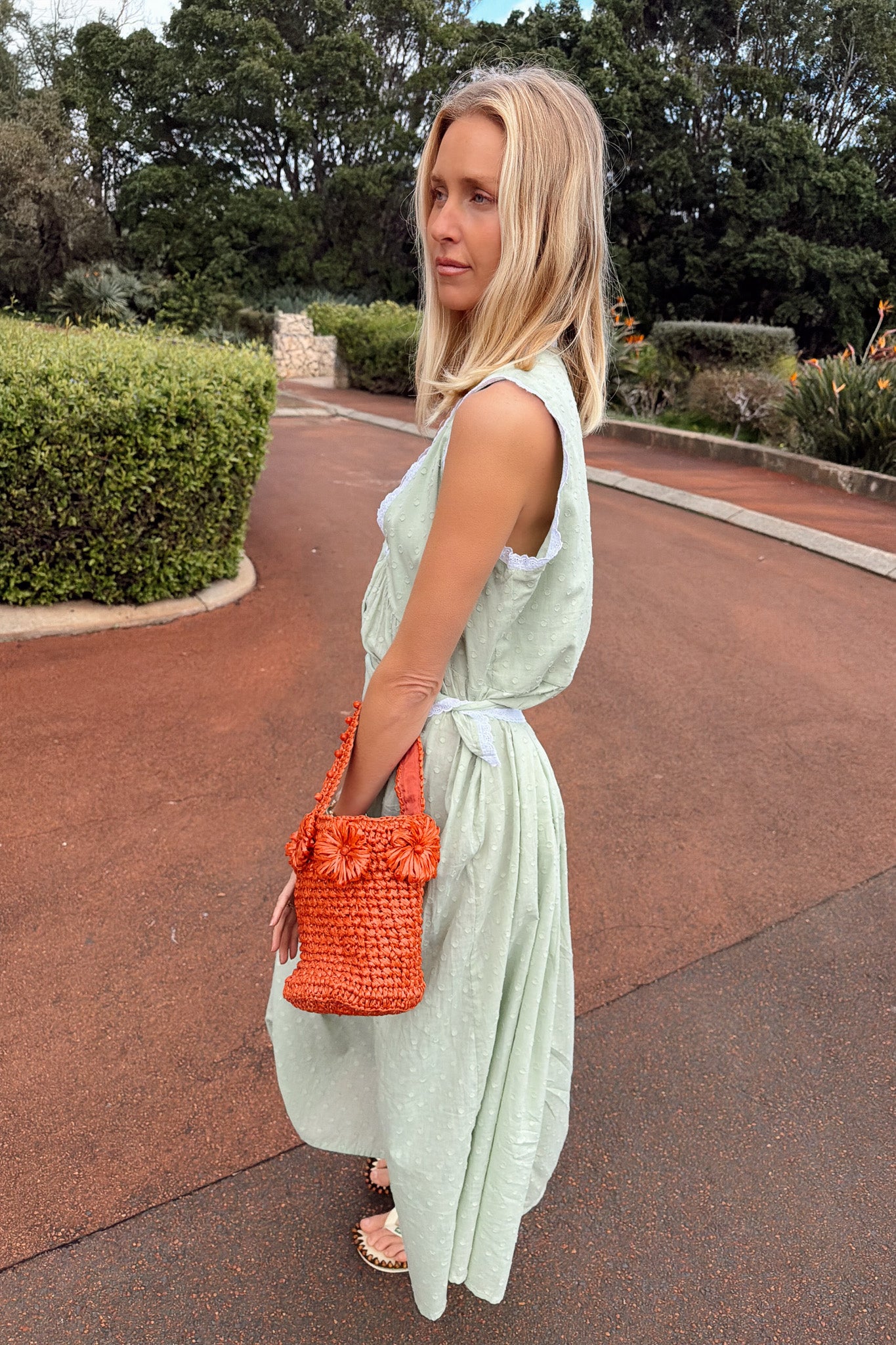 Cora Gown in Seafoam