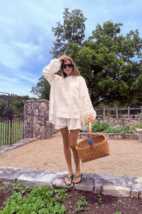 Cosette Blouse in Shell