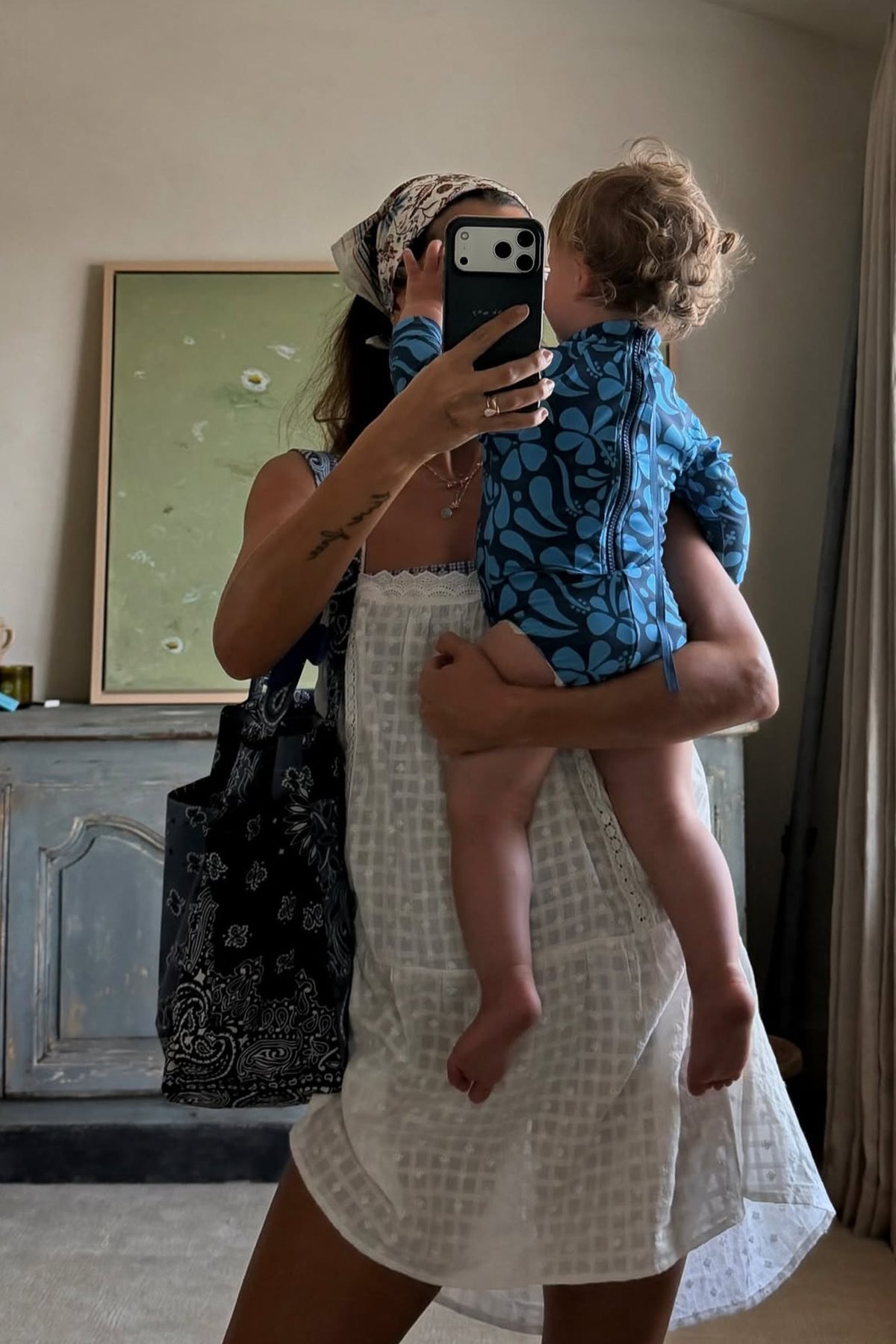 Dahlia Mini Dress in Mini Fleur