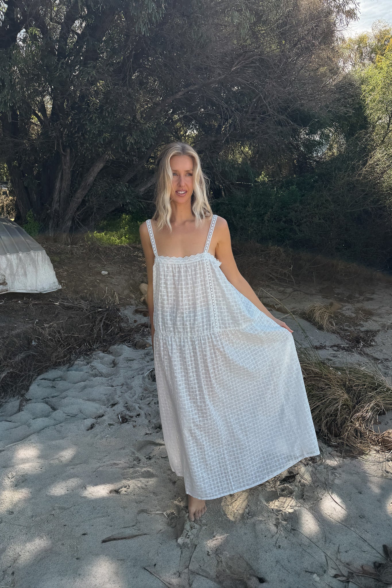 Dahlia Gown in Mini Fleur
