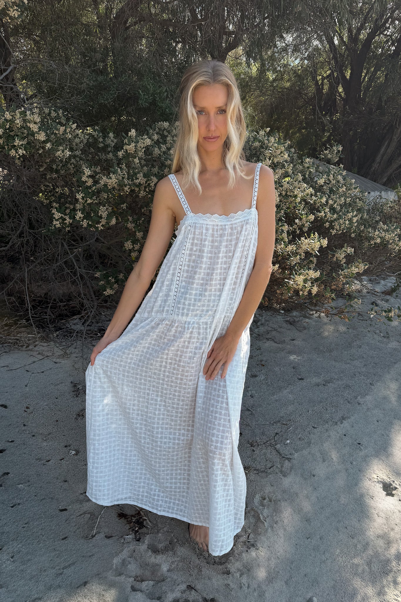 Dahlia Gown in Mini Fleur
