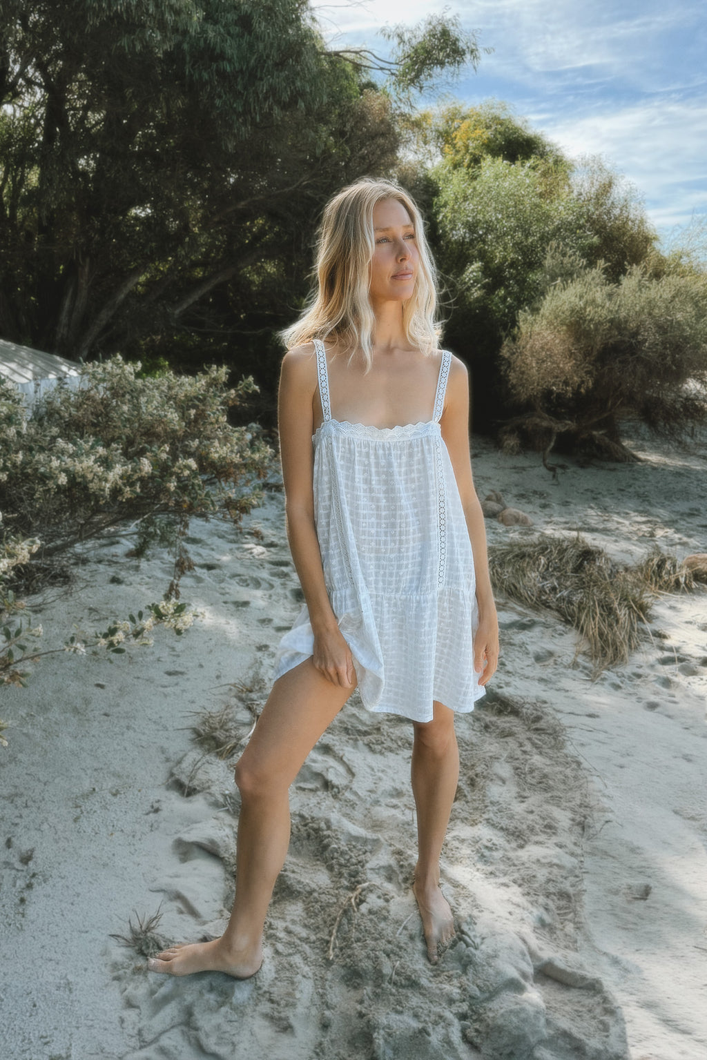 Dahlia Mini Dress in Mini Fleur