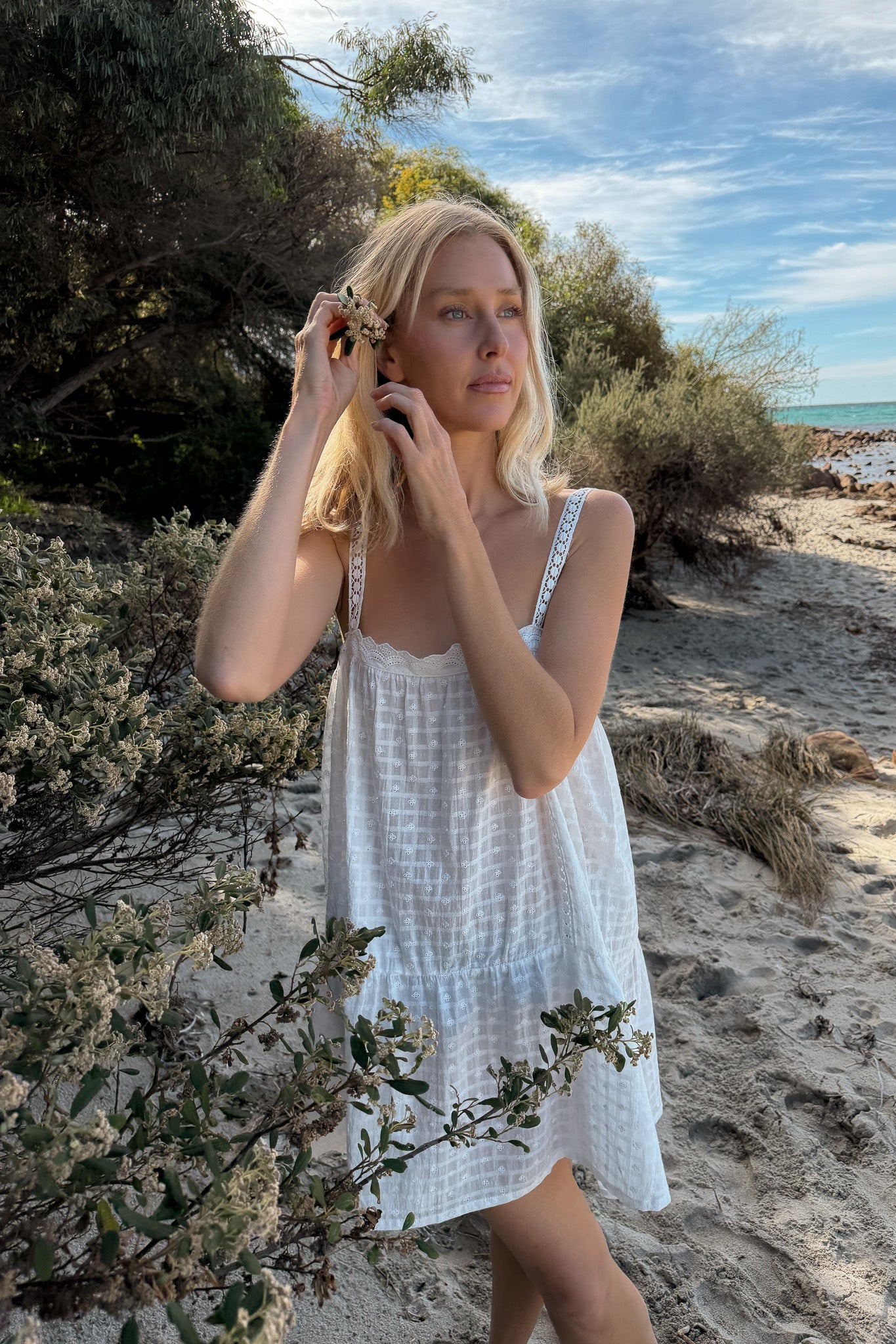 Dahlia Mini Dress in Mini Fleur