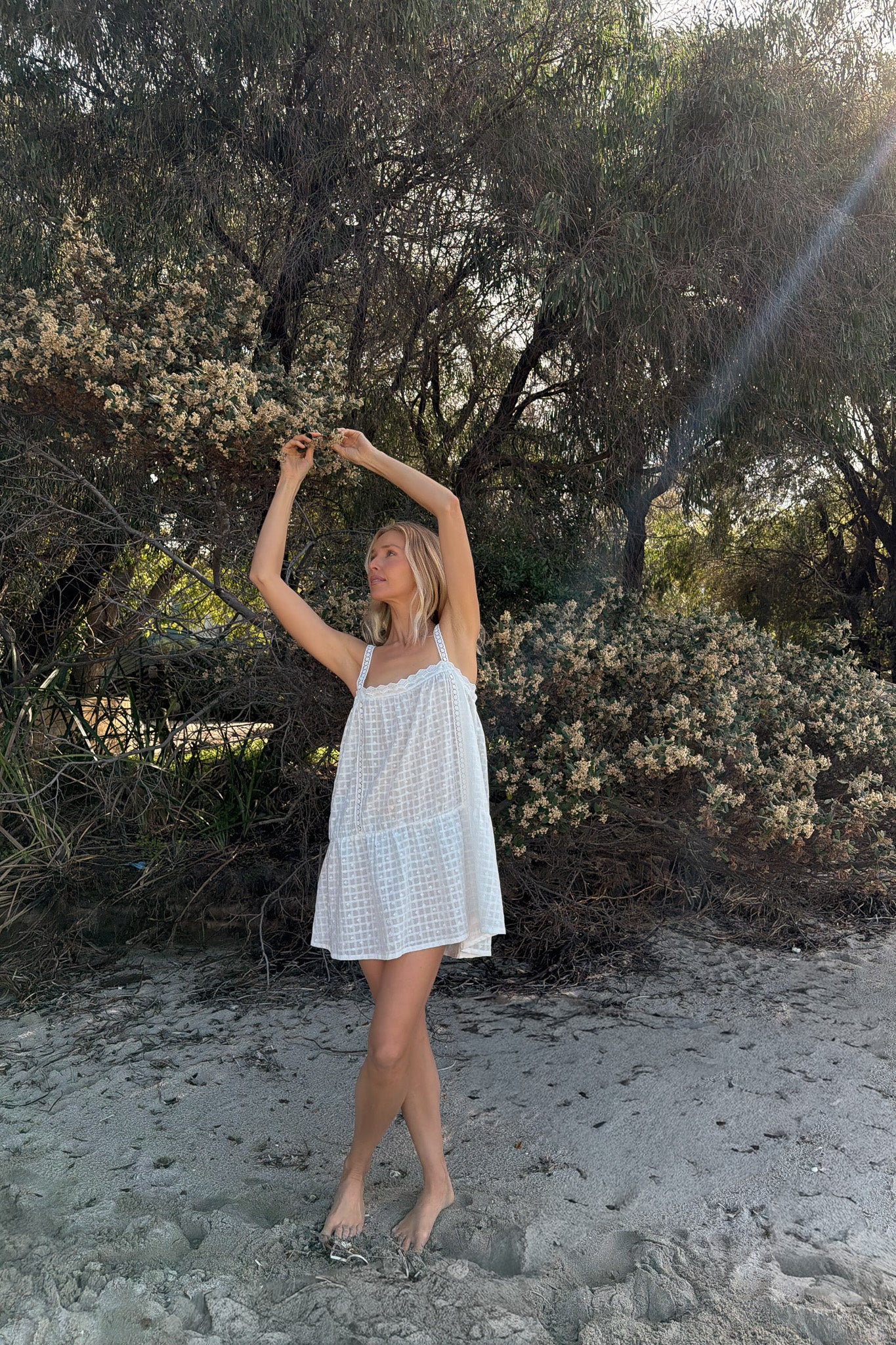 Dahlia Mini Dress in Mini Fleur