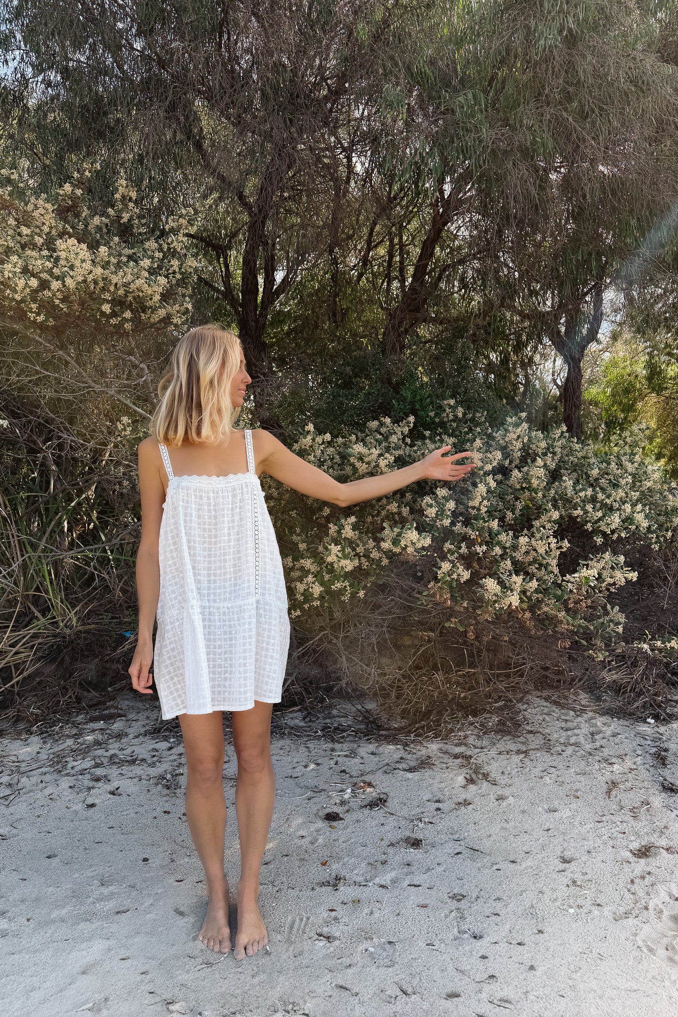 Dahlia Mini Dress in Mini Fleur