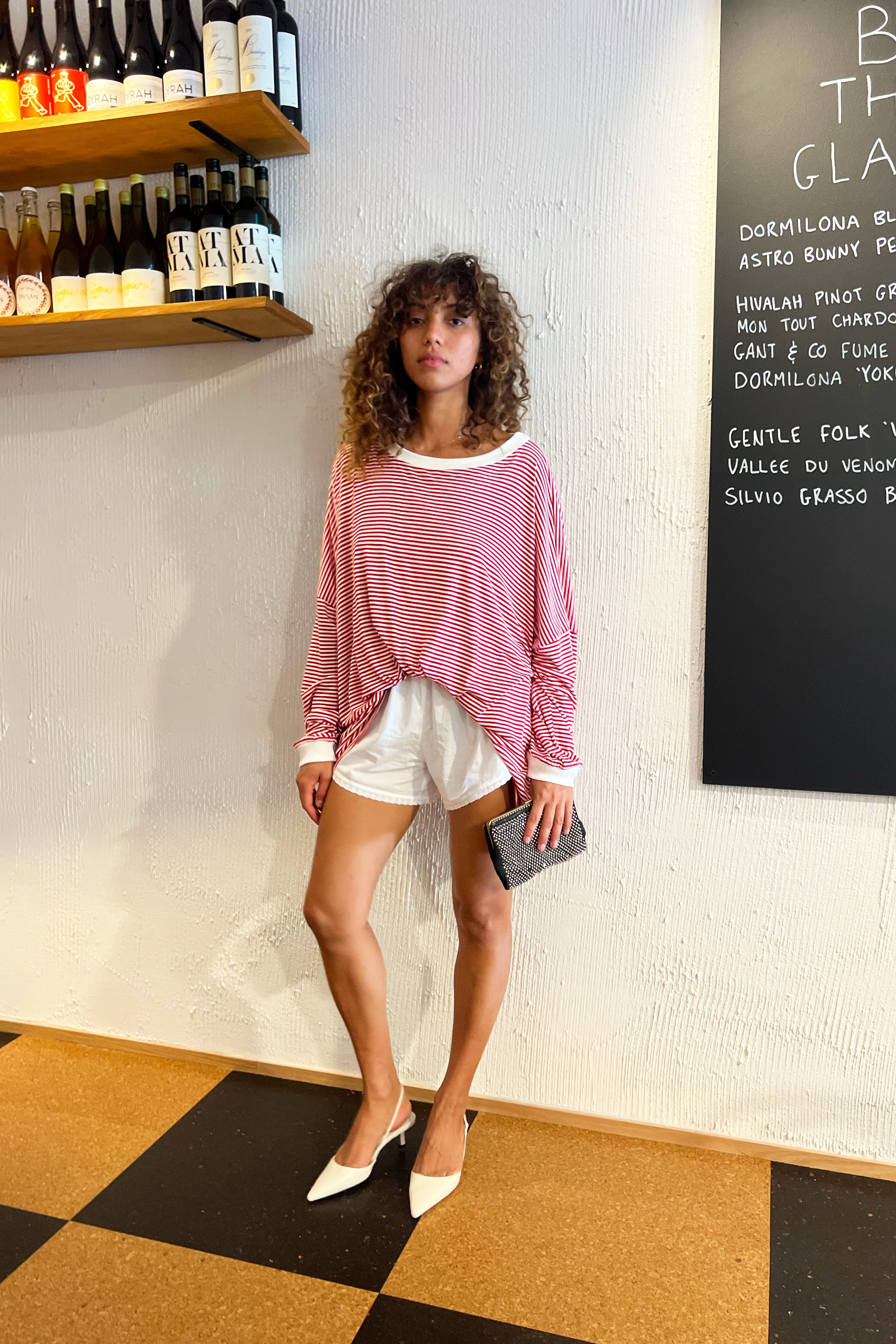 Daisy Trim Daily Short in Ivory