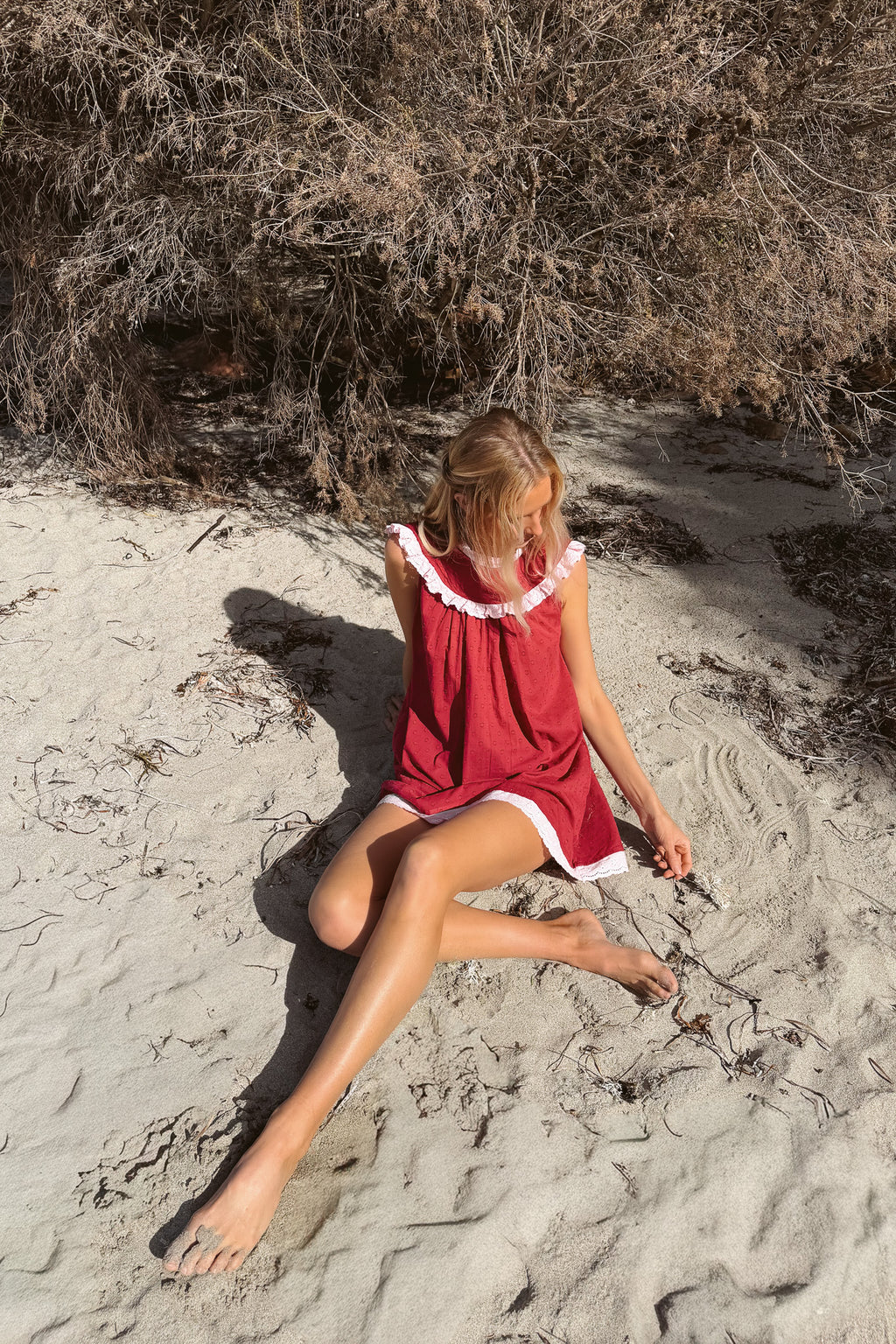Dorian Mini Dress in Cherry Blossom