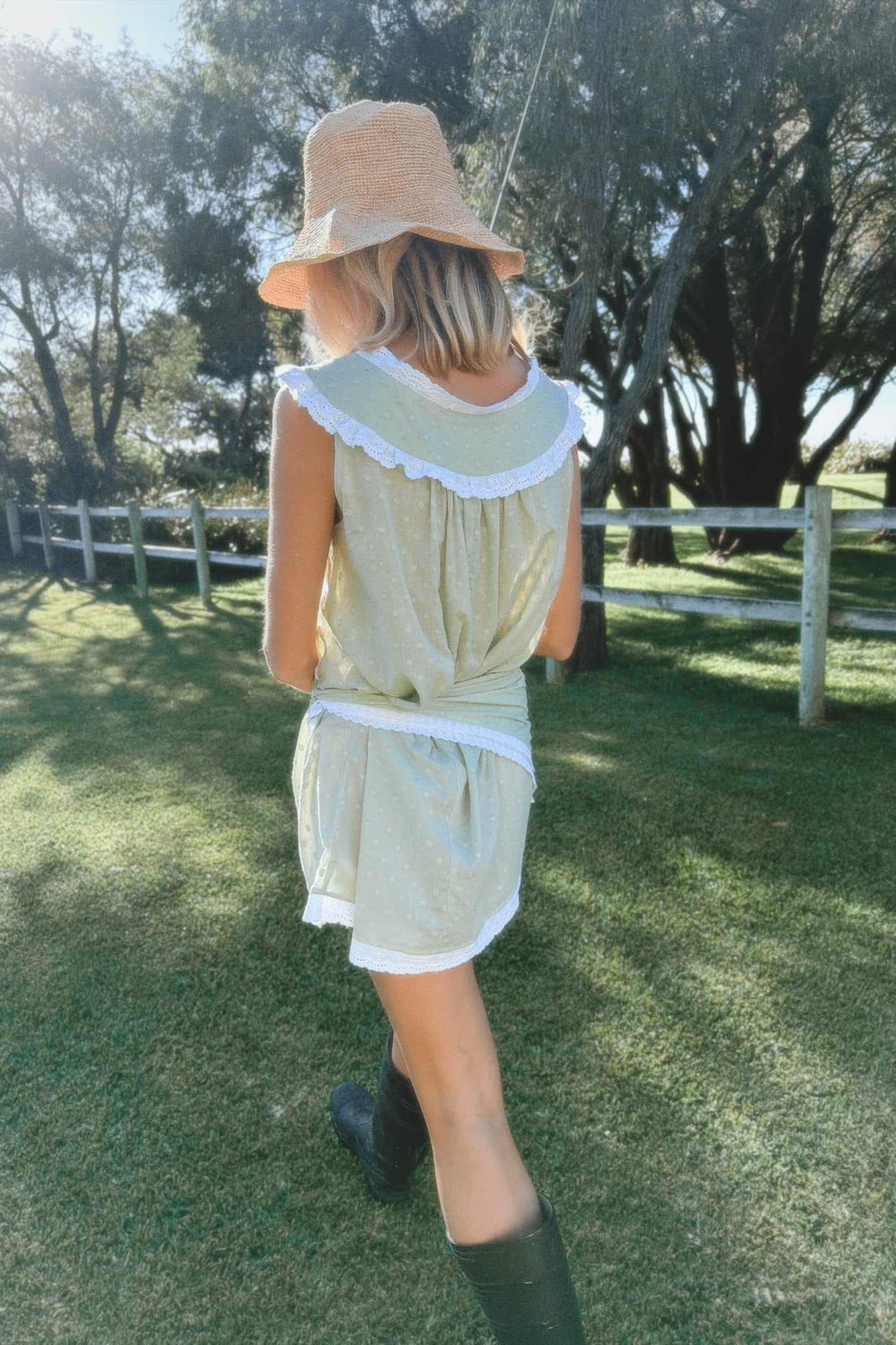 Dorian Headscarf in Seafoam