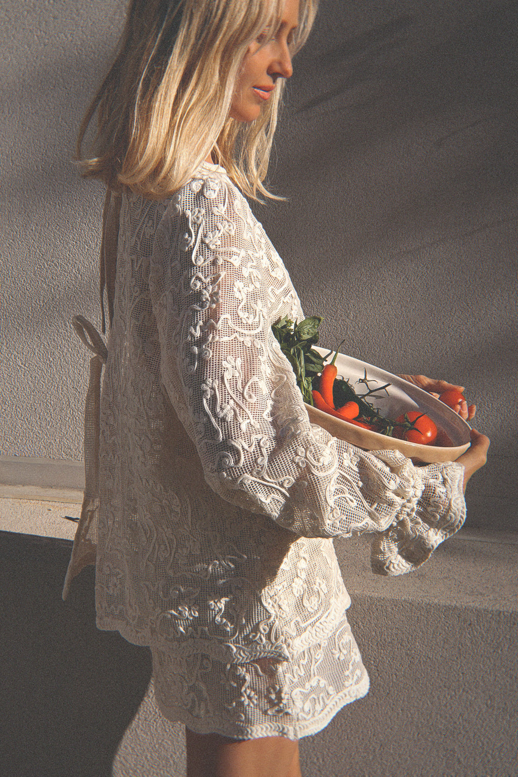 Elio Mini Skirt in Merletto