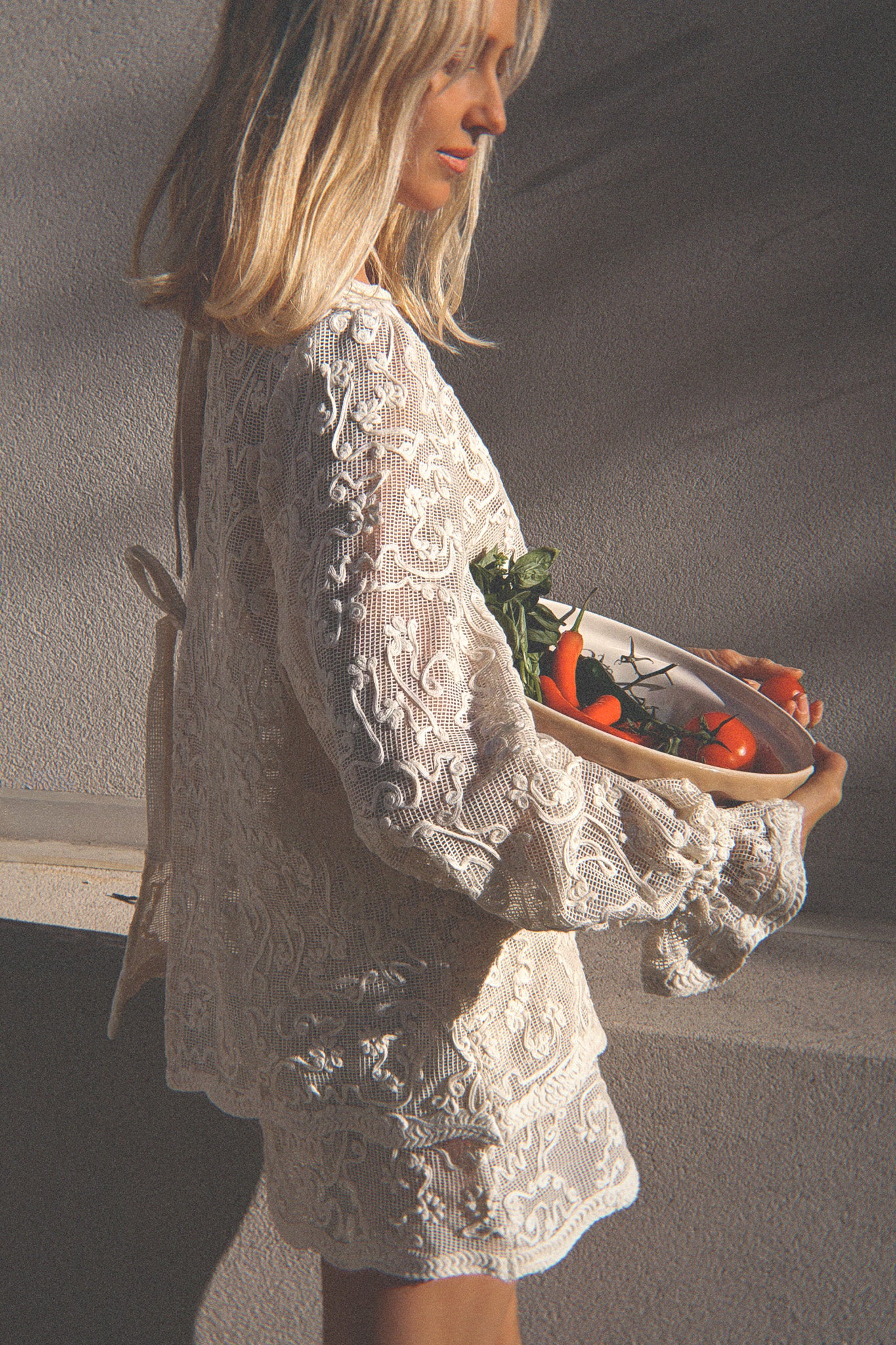 Elio Mini Skirt in Merletto